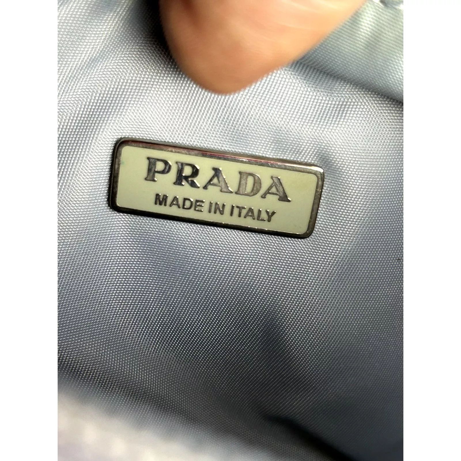 Prada Mini Bags Prada 2000 Nylon Shoulder Bag Gray