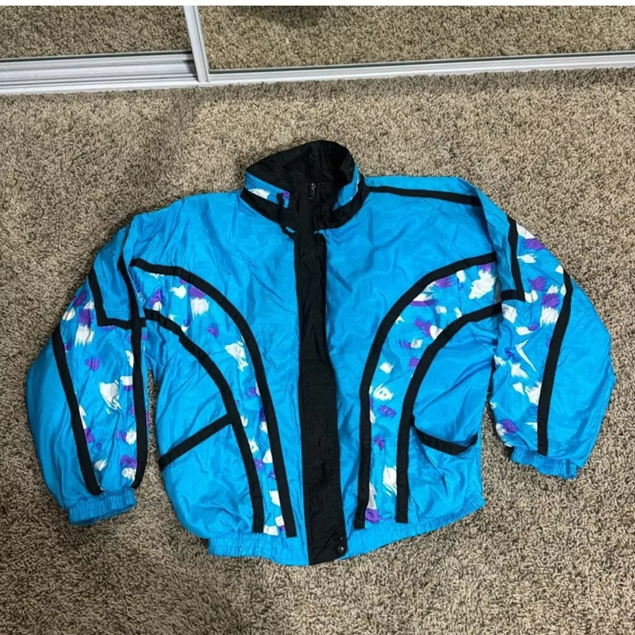 Vintage Sweatshirts Vintage Windbreaker Blue