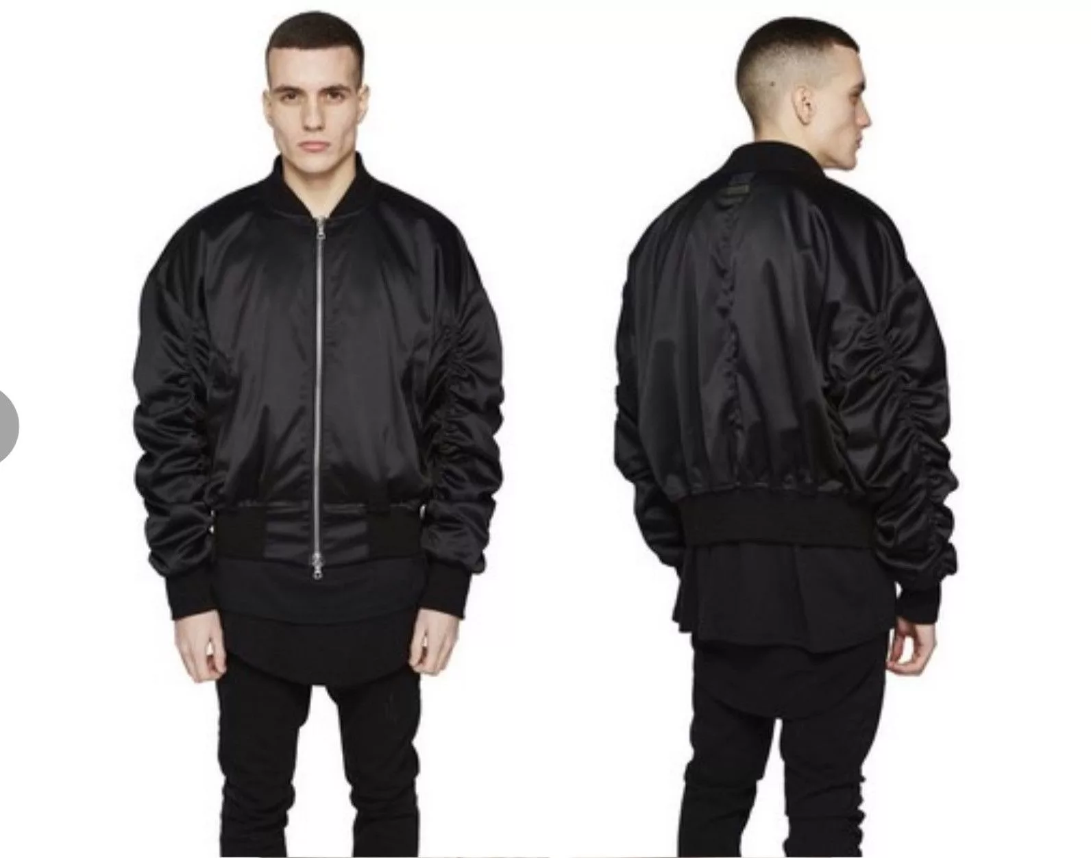 Other Bombers Other × Represent Clo. SUPER RARE! Mr. Flawless X Represent Bomber Polyester Jacket Black