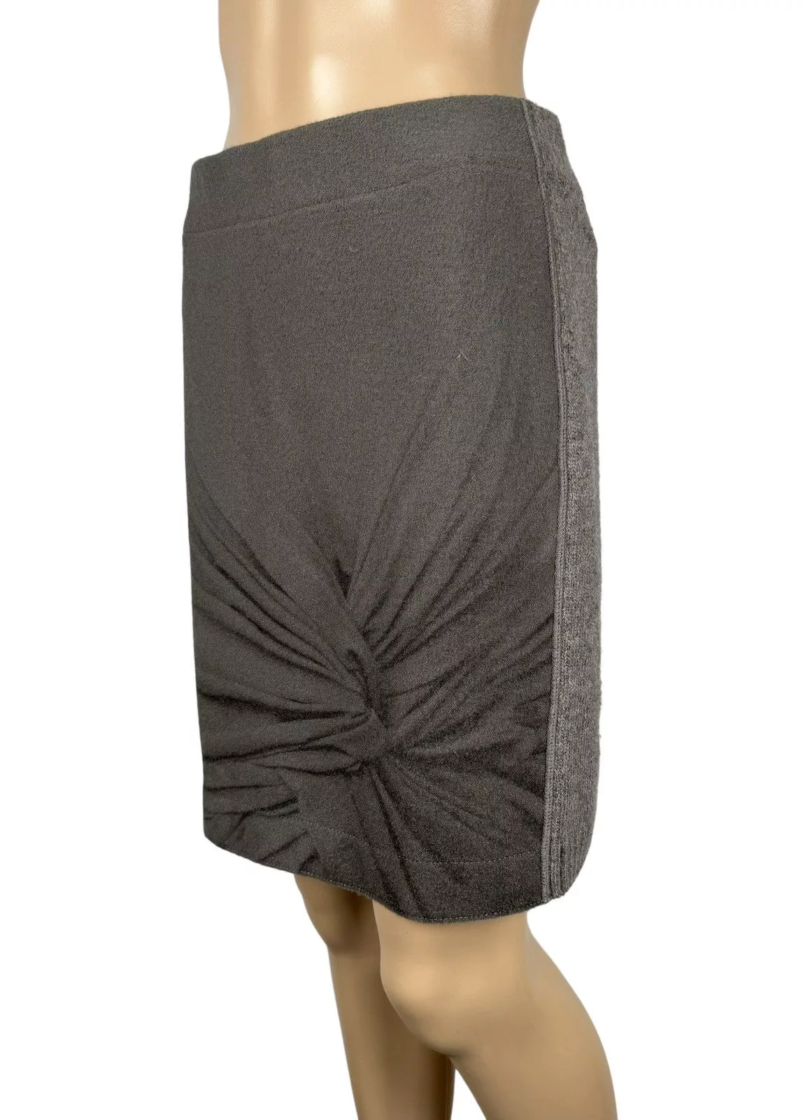 Other Mini Skirts Other Marc Cain Mini Skirt Wool-Cotton Knit Structured size 2 Brown