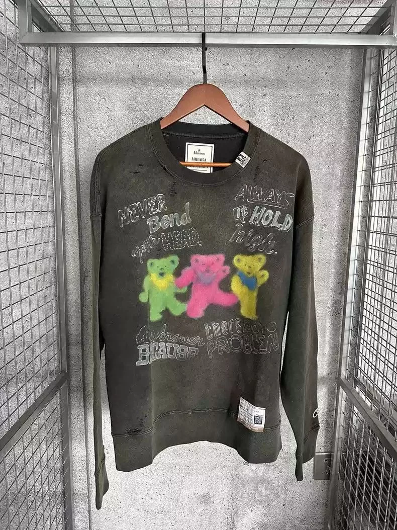 Maison MIHARA YASUHIRO Sweatshirts Hoodies Maison MIHARA YASUHIRO Mihara Yasuhiro sweater Gray