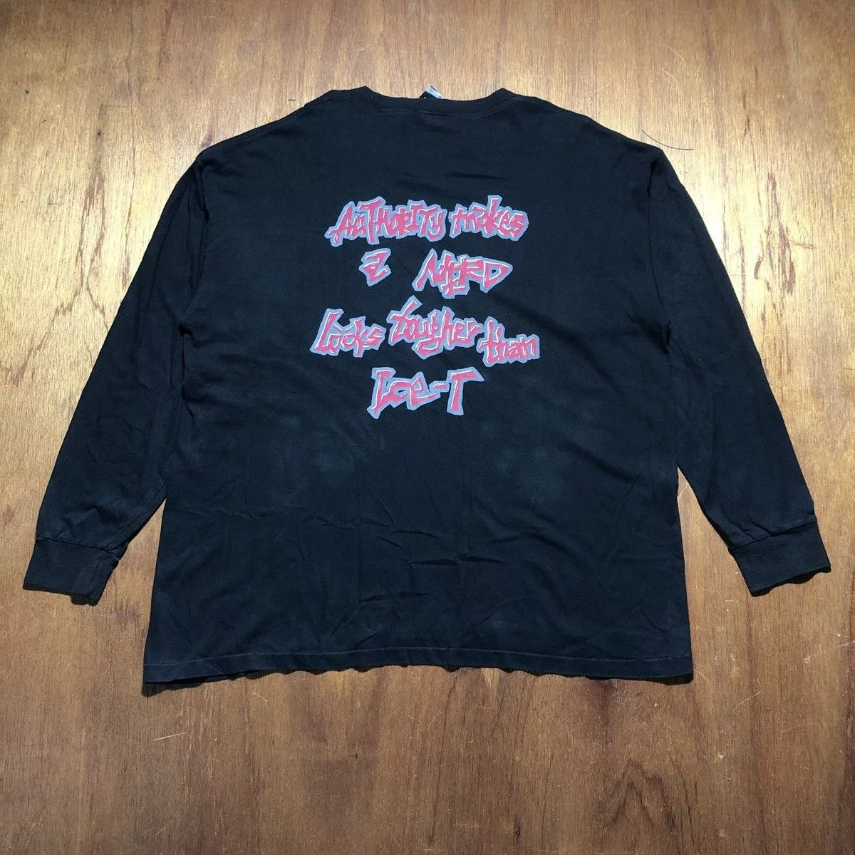 Rap Tees Long Sleeve T Shirts Rap Tees Rap Tee “MusTang” Black