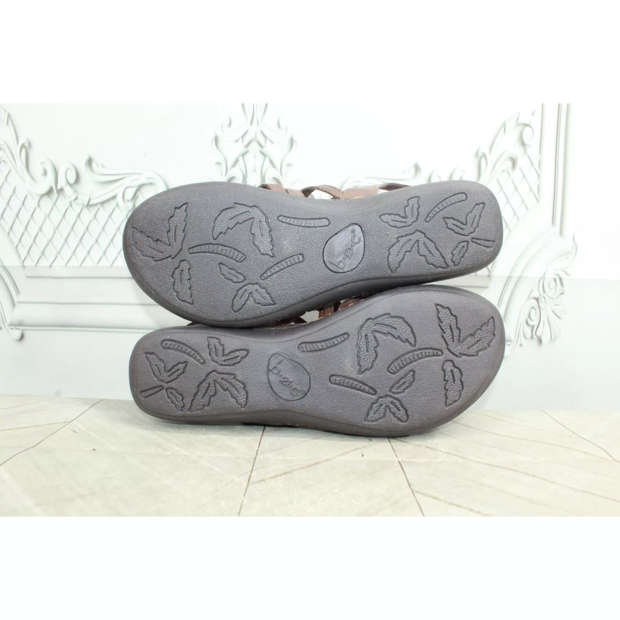 Other Sandals Other BOC Cora Adjustable Strap Slingback Flat Sandals Size 8 M Brown