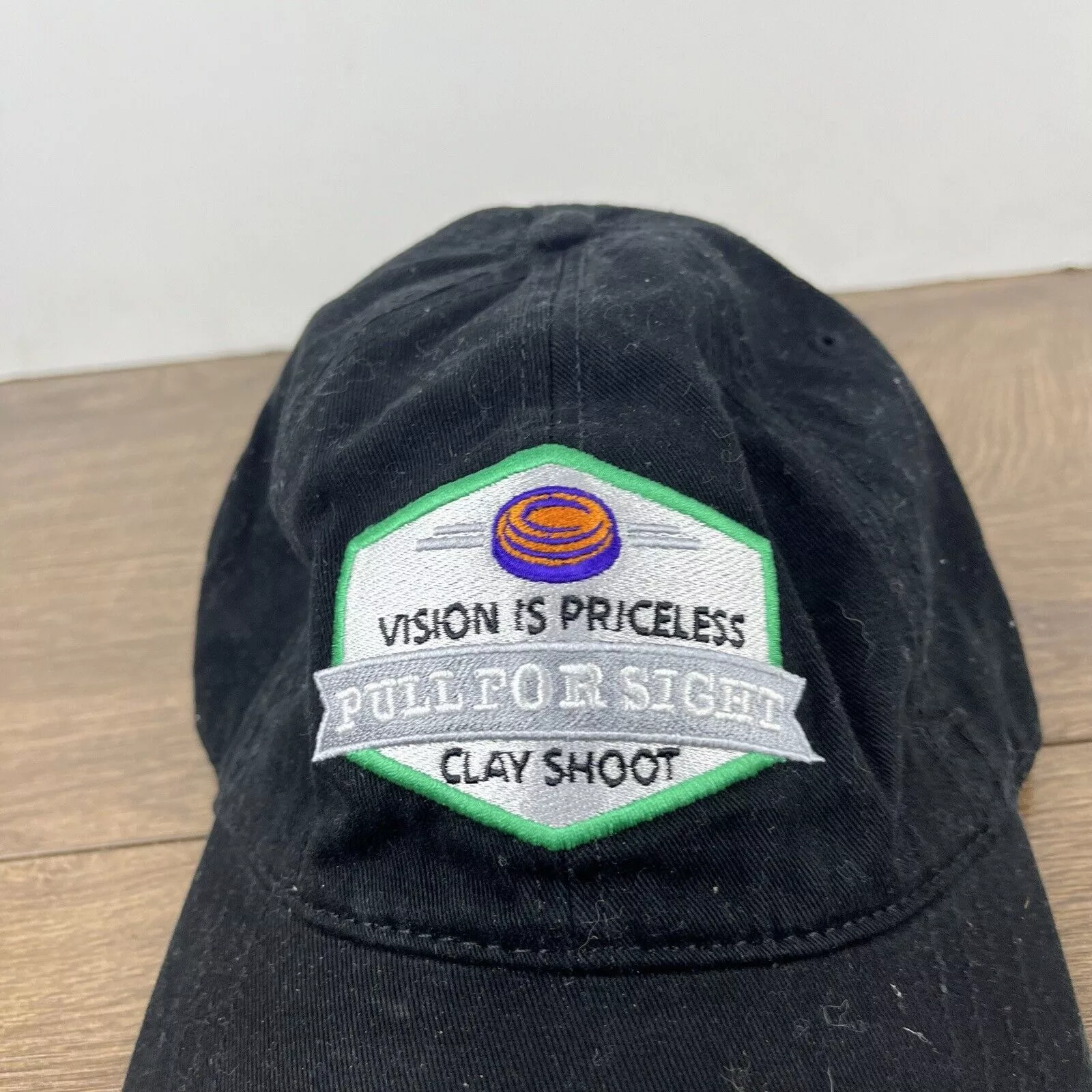Other Hats Other Pull Por Sight Hat Clay Shoot Black Adjustable Hat Black Adu