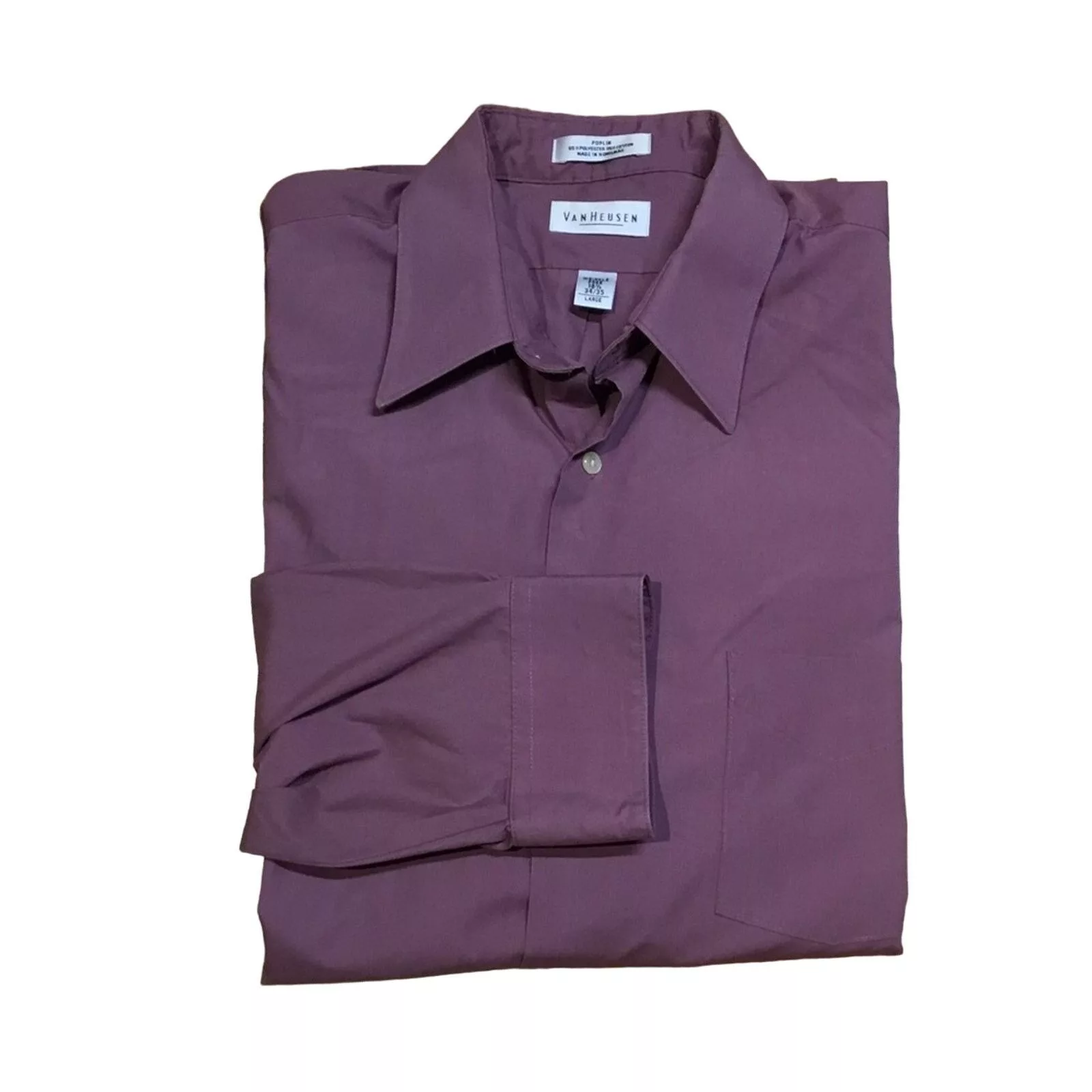 Van Heusen Shirts Button Ups Van Heusen Button Down Shirt Purple