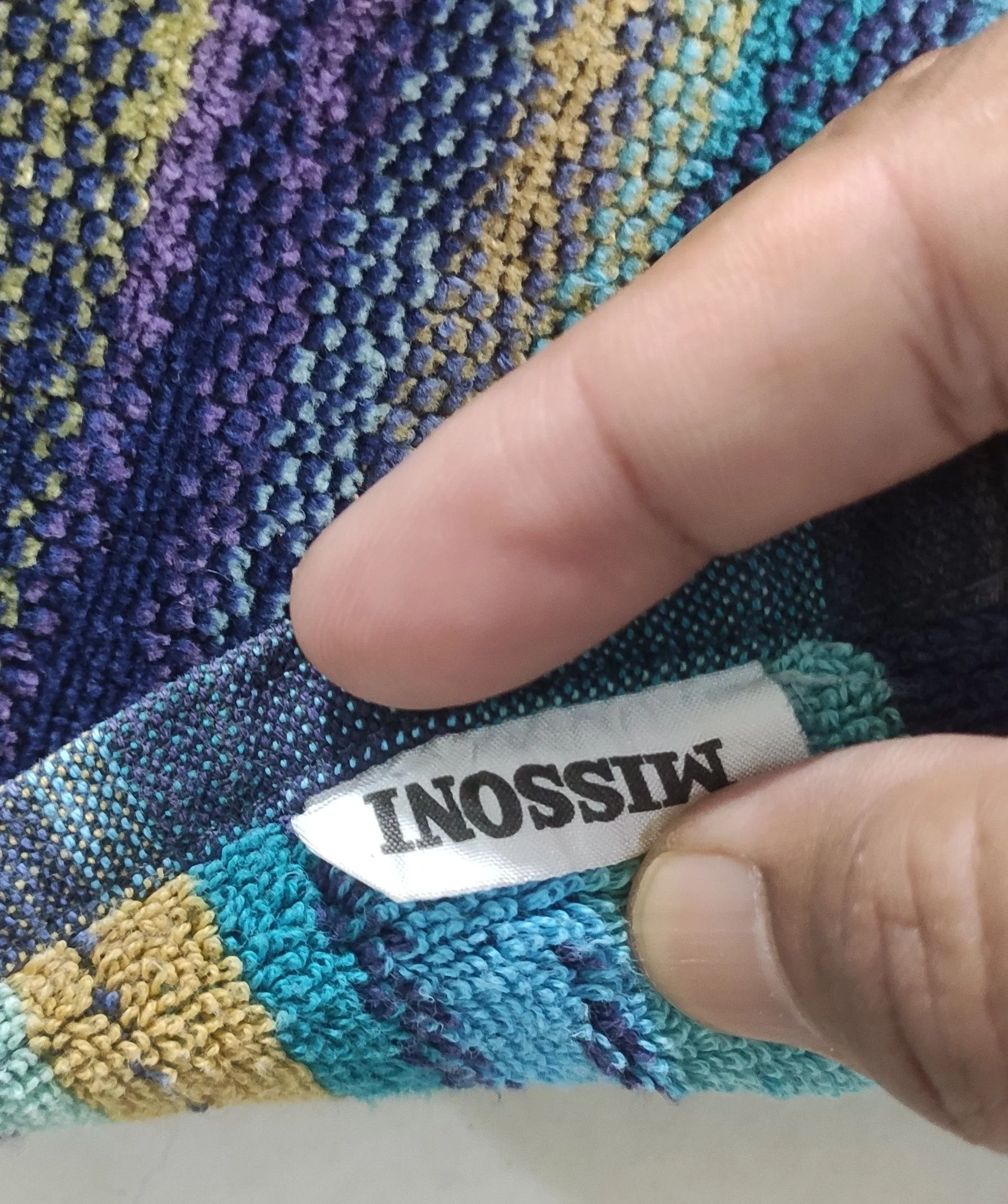 Missoni Miscellaneous Missoni Hand Towel Multi Vintage