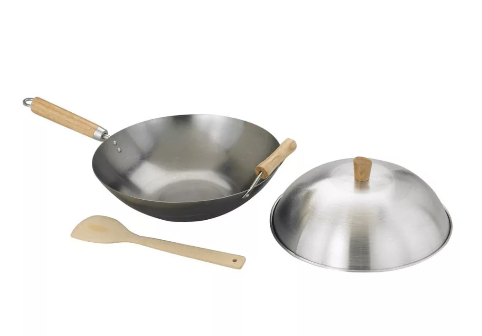 Carbon Steel Wok Set/4