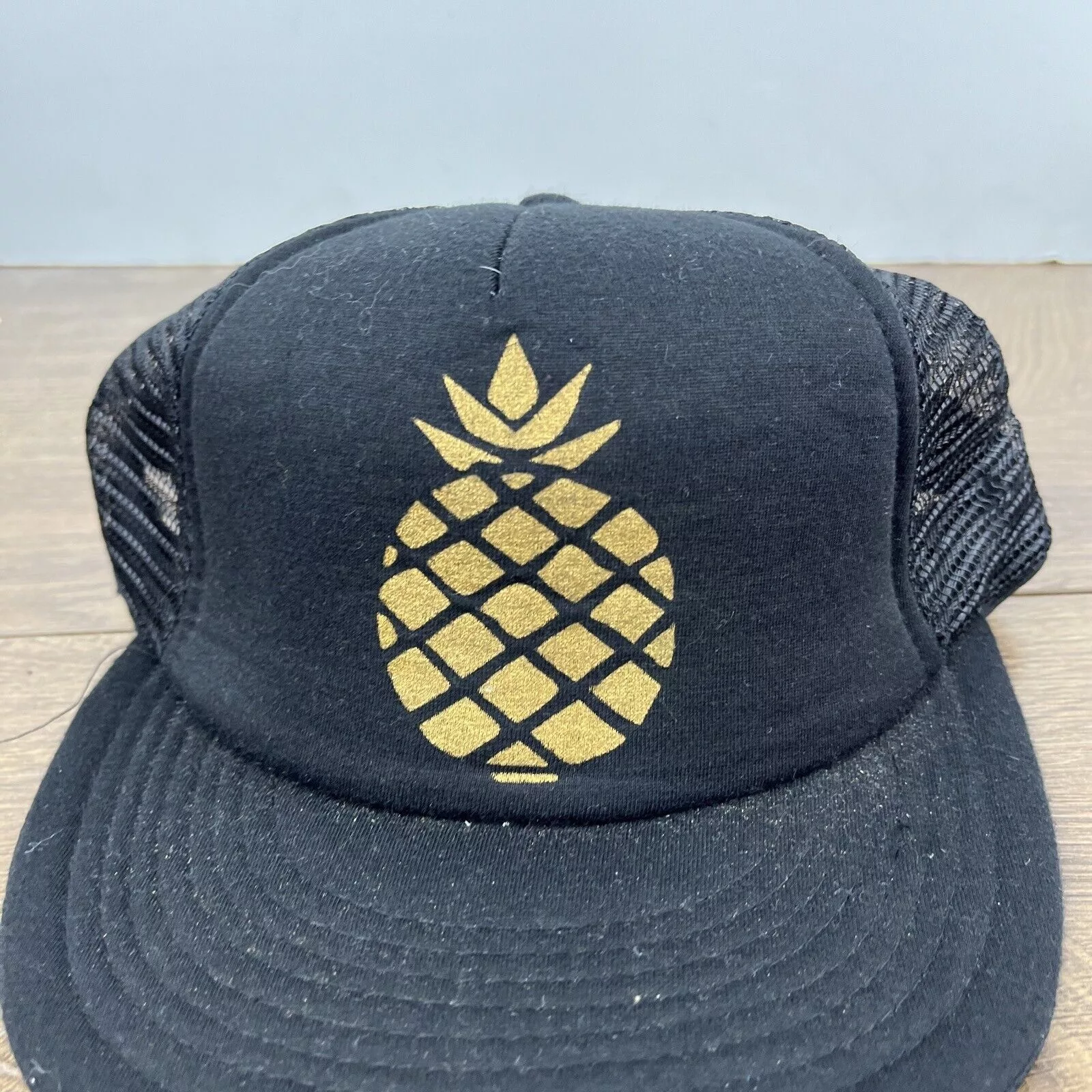 Other Hats Other Pineapple Hat Pineapple Hat Black Hat Adjustable Snapback Ad