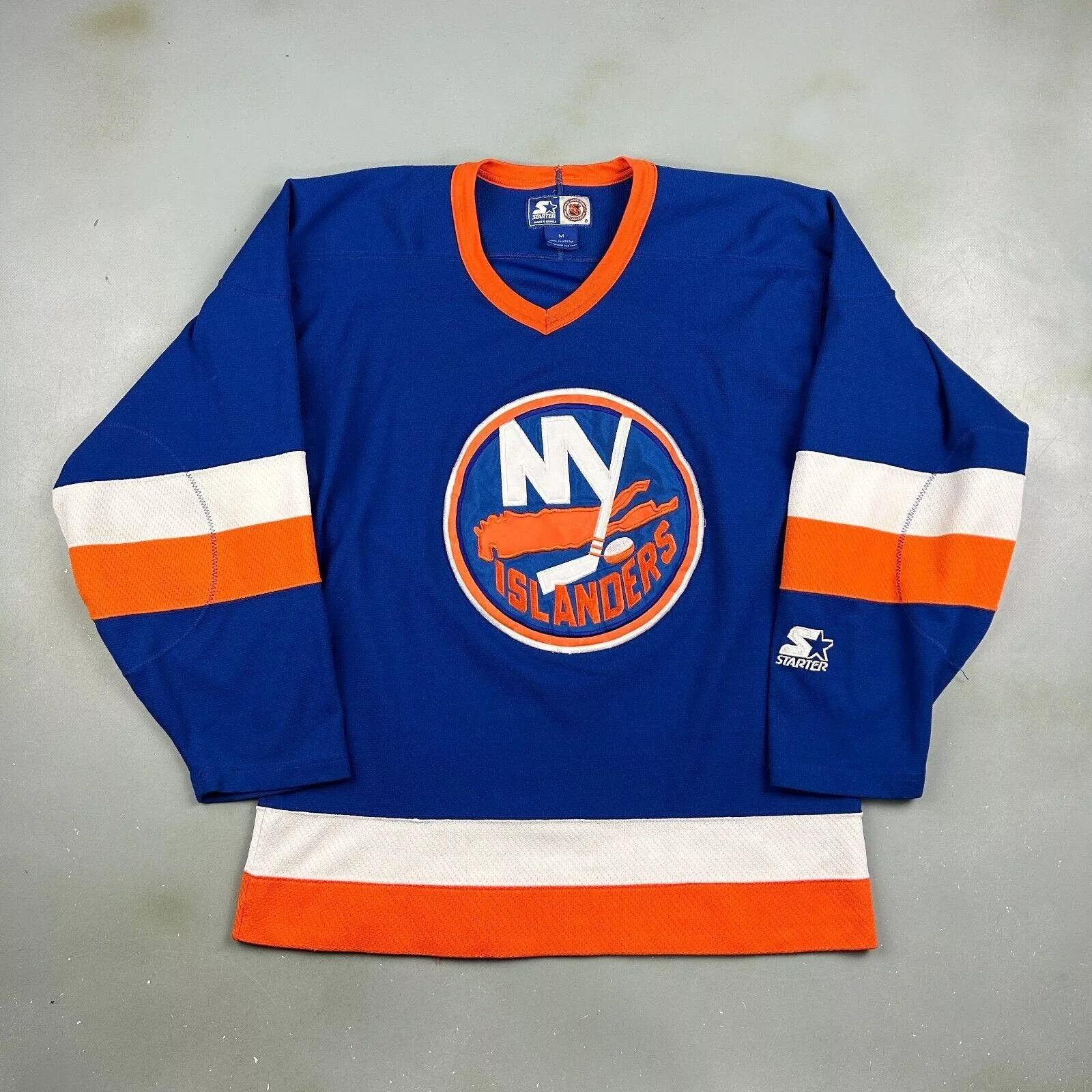 Starter Jerseys VINTAGE 90s | NY Islanders Starter Hockey Jersey sz M Adult Blue