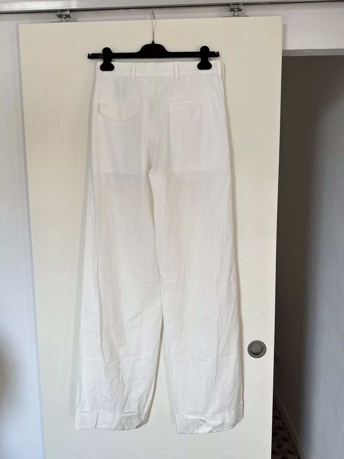 Ann Demeulemeester Casual Pants Ann Demeulemeester Leon Pants White
