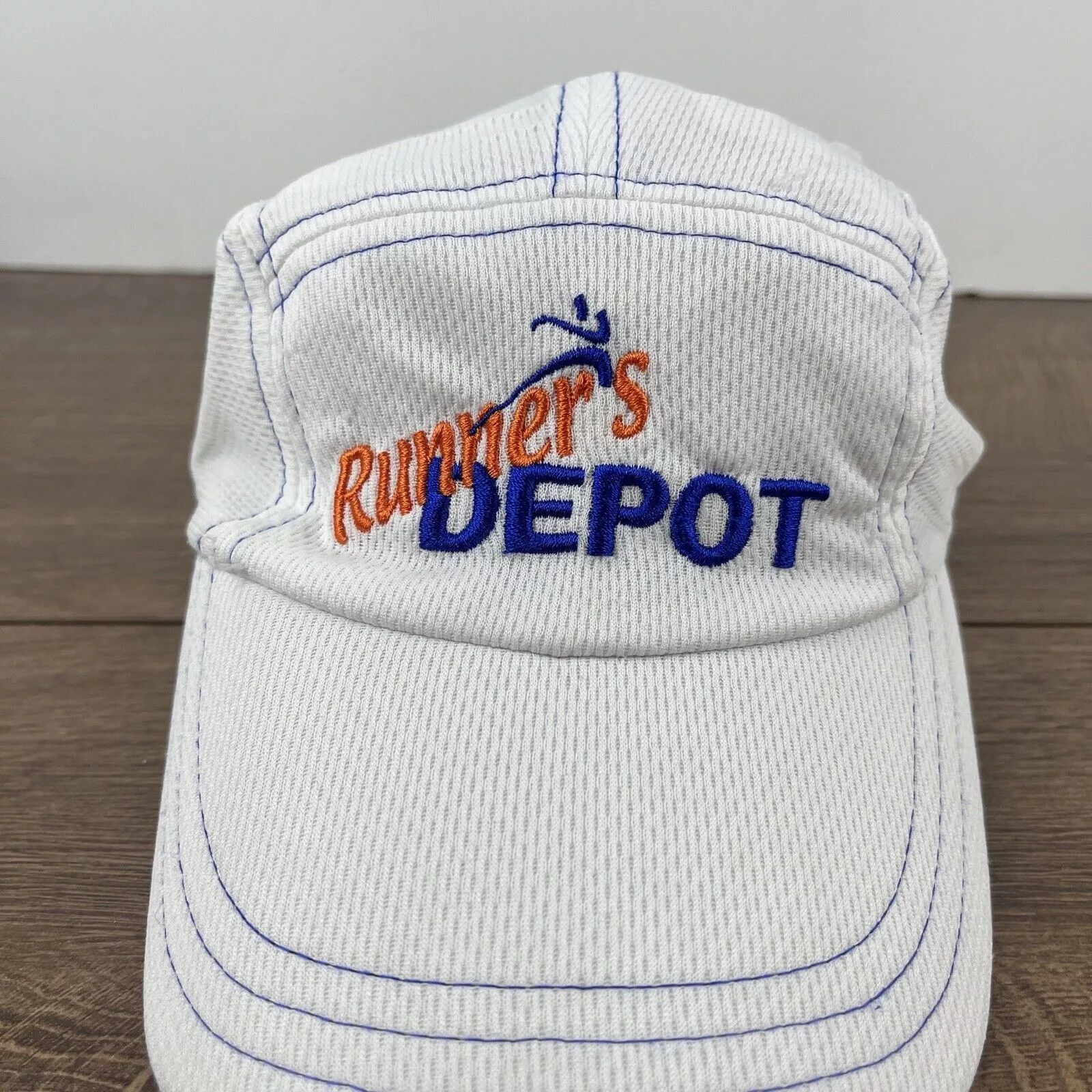 Other Hats Other Runners Depot Hat Running Hat White Adjustable Hat White Adu
