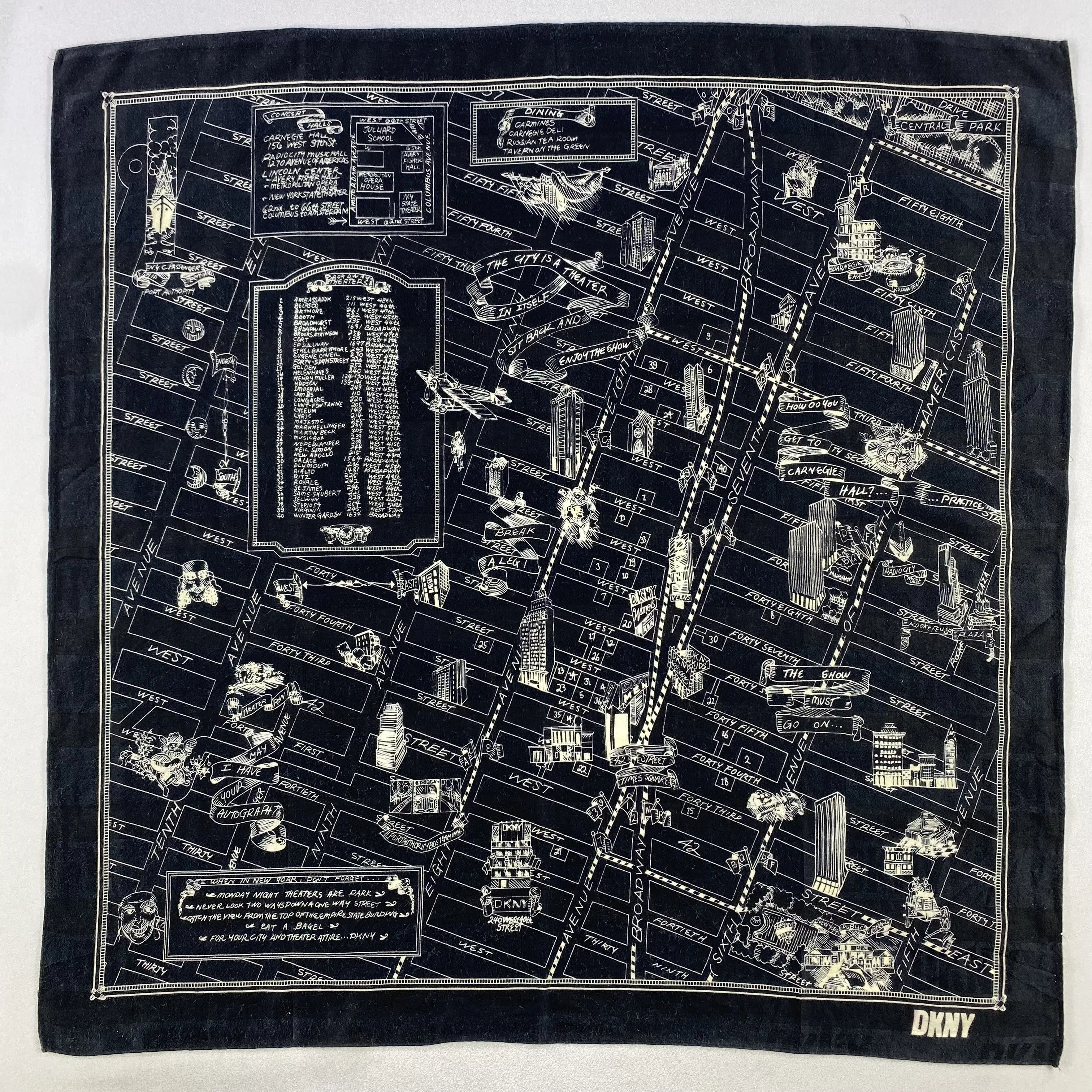DKNY Ties Pocketsquares DKNY × Vintage DKNY Bandana/ Handkerchief / Neckerchief Multi
