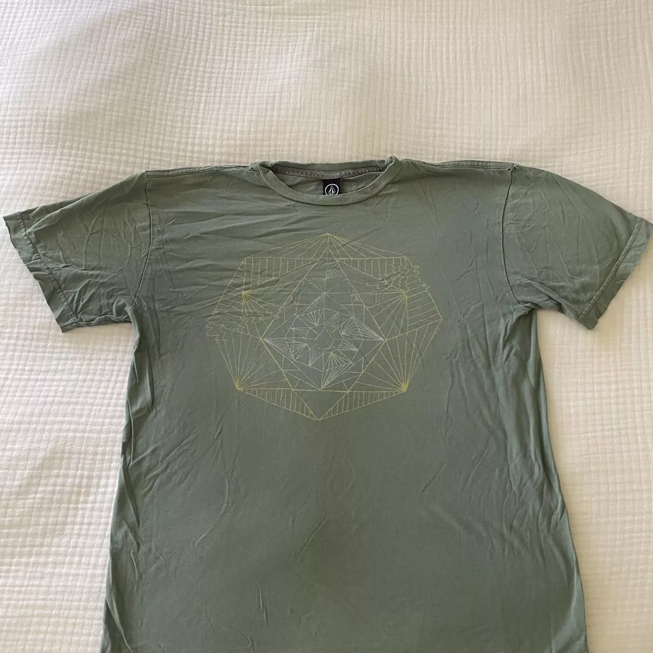 Volcom Short Sleeve T Shirts Vintage Volcom olive green Tee