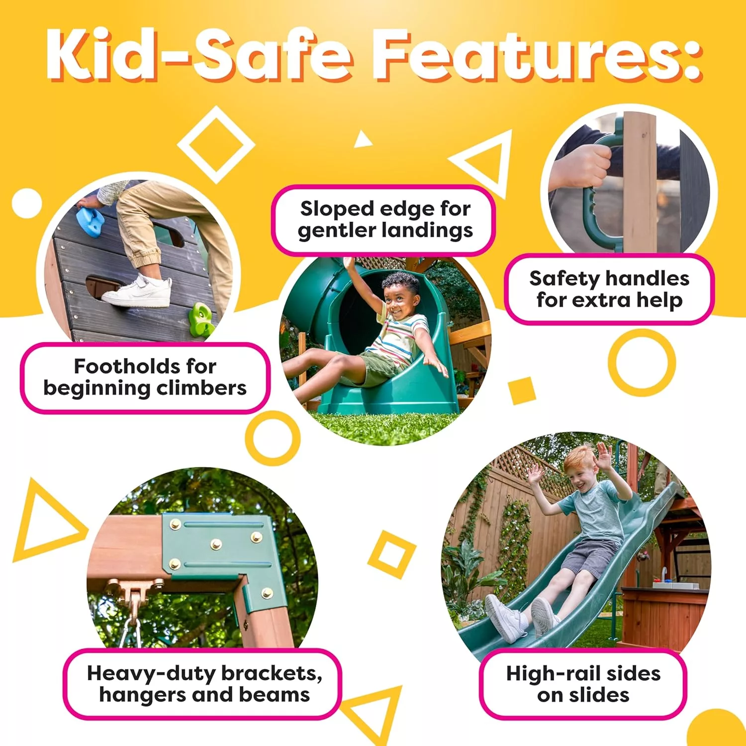 KidKraft Appleton Wooden Swing Set, (Amazon Exclusive)