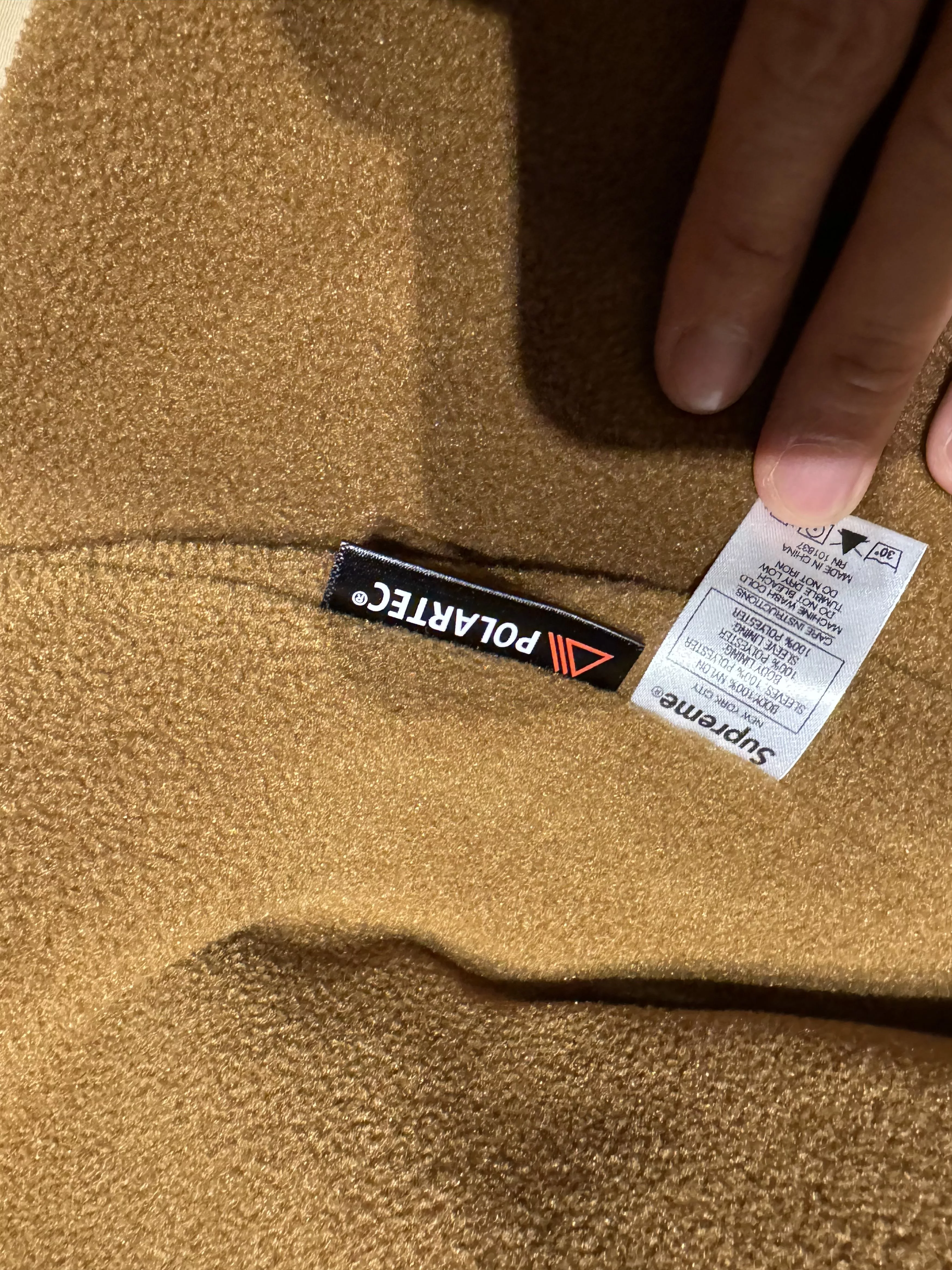 Supreme Light Jackets Supreme Fisherman Jacket Brown