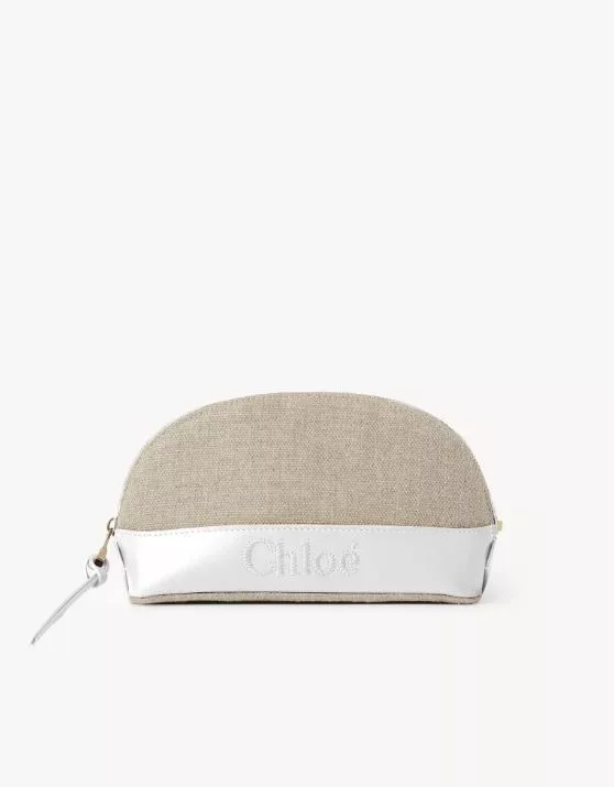 Chloe Wallets Chloe o1loc1c0624 Size: OS/CHC23 Sense Cosmetic Pouch CrystalWhite