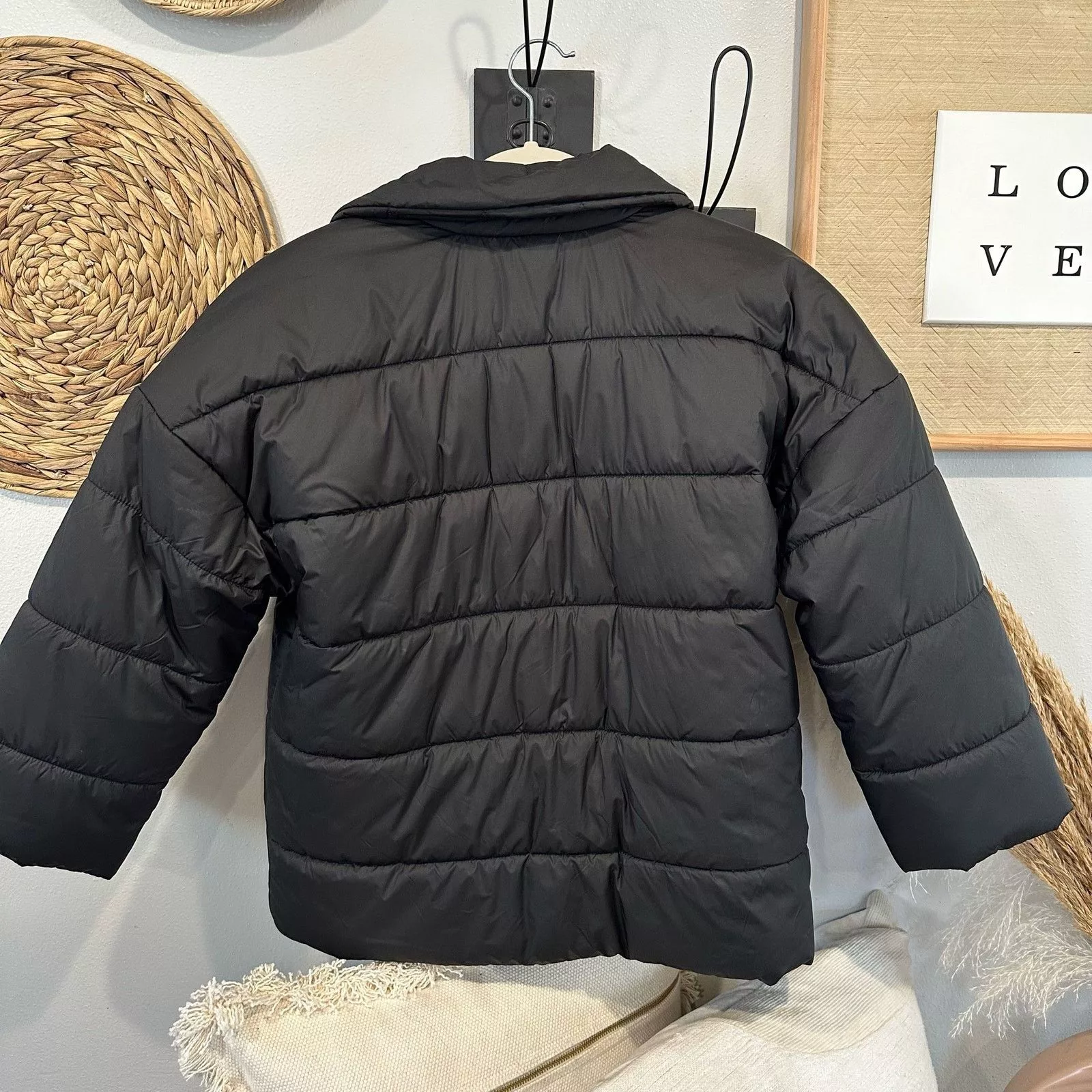 Other Jackets Other Lilla P Notch Collar Quilted Jacket Black