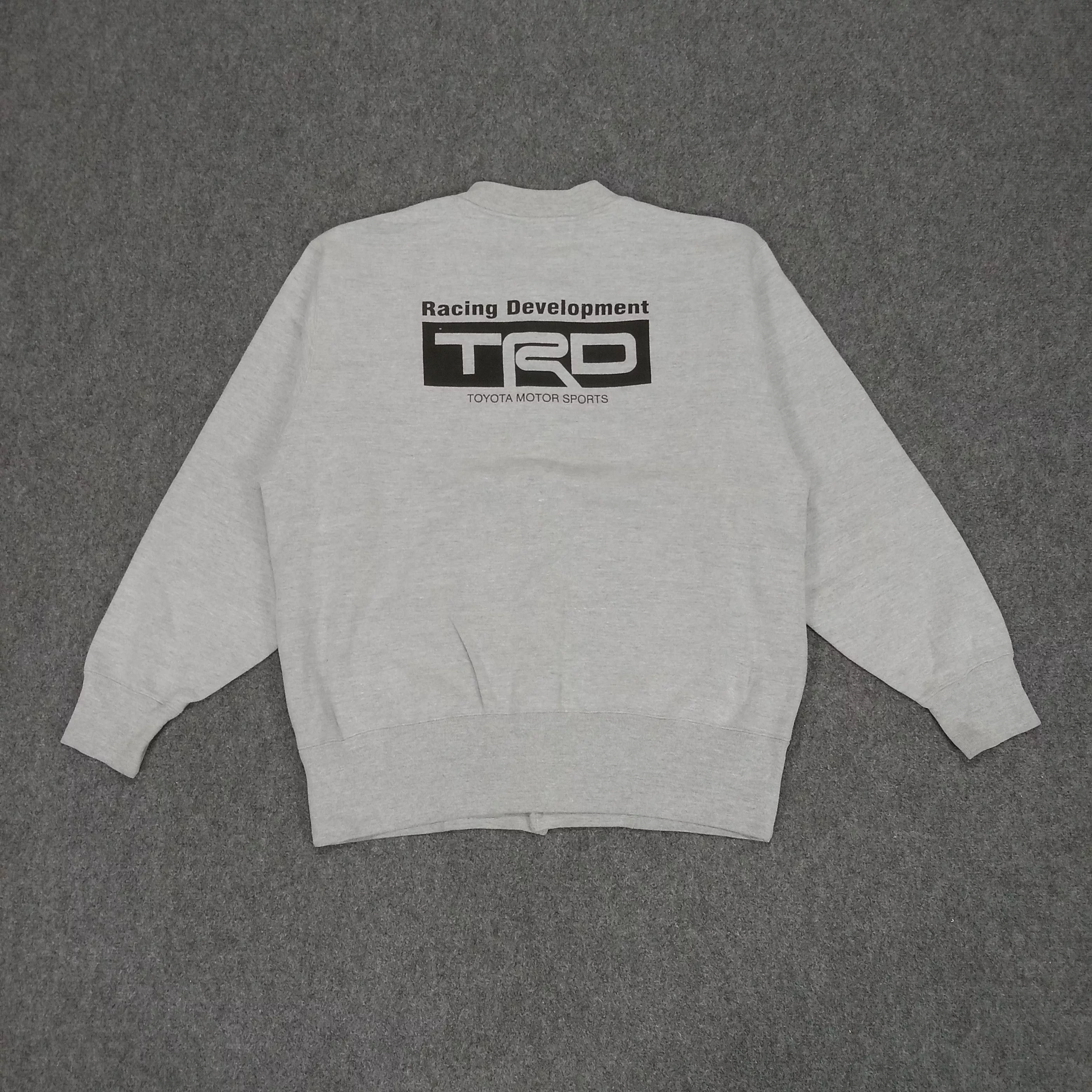 Dickies Sweatshirts Hoodies Dickies × Vintage Dickies X TRD Racing Development Custom Logo Sweater Gray