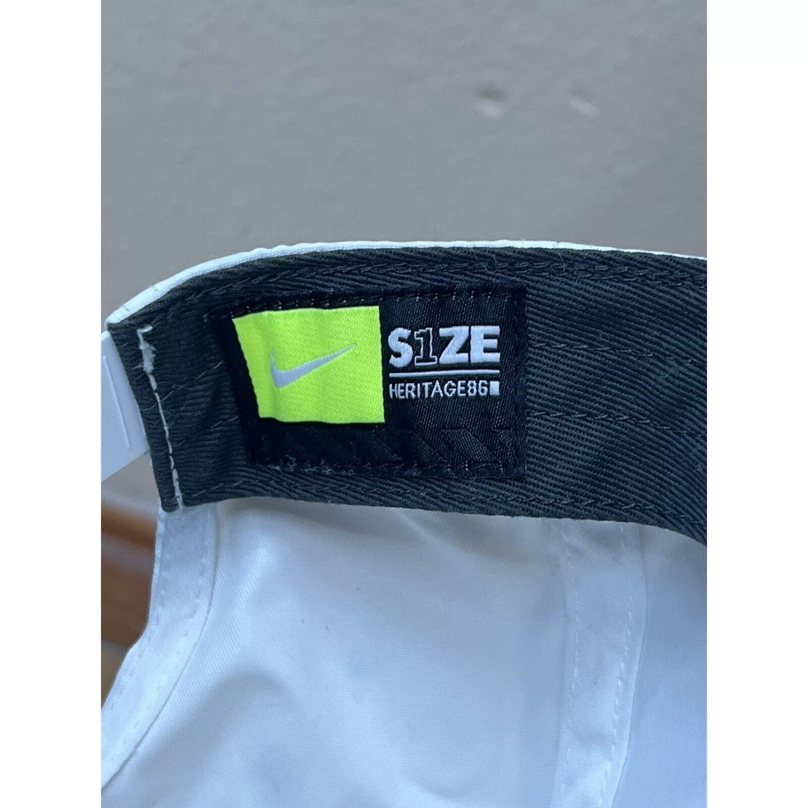 Nike Hats Nike Air Max TN 6 Panel Hat S1ze Heritage86 Cap White