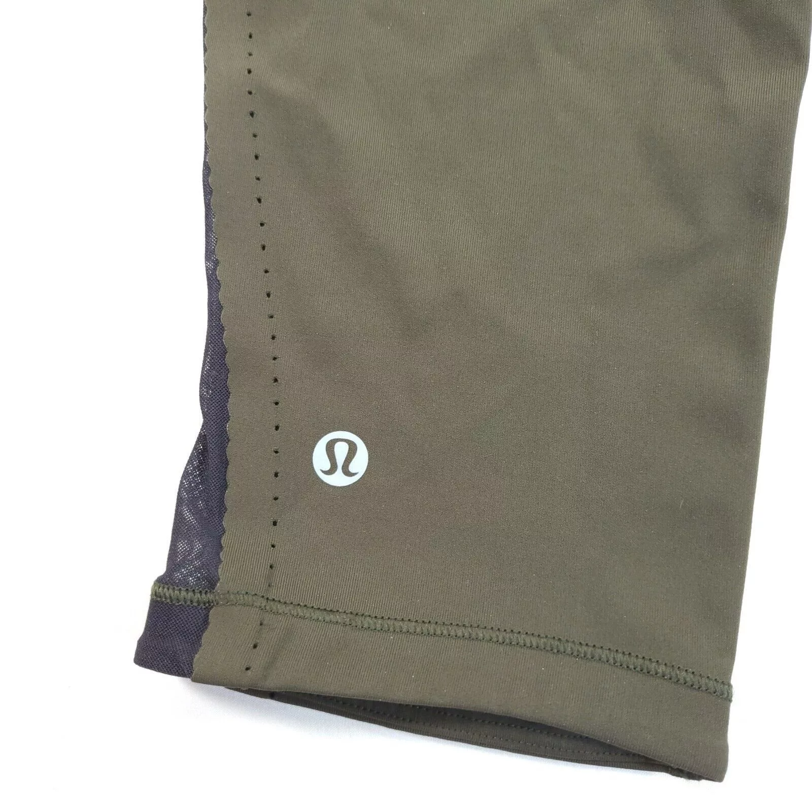 Lululemon Leggings Lululemon Athletic Yoga Leggings Womens Size 4 Green Black