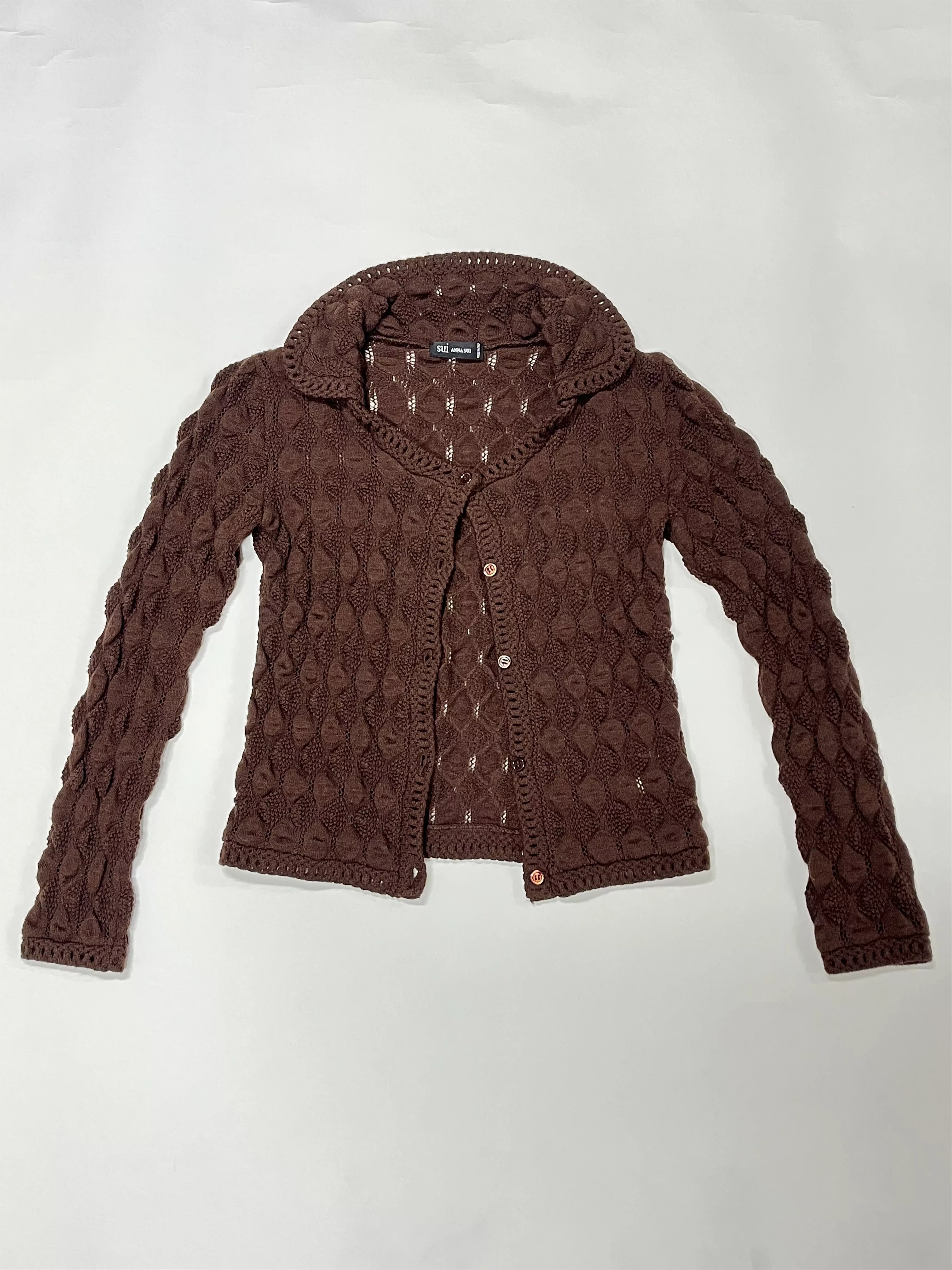 Anna Sui Button Ups Anna Sui Cardigan Brown