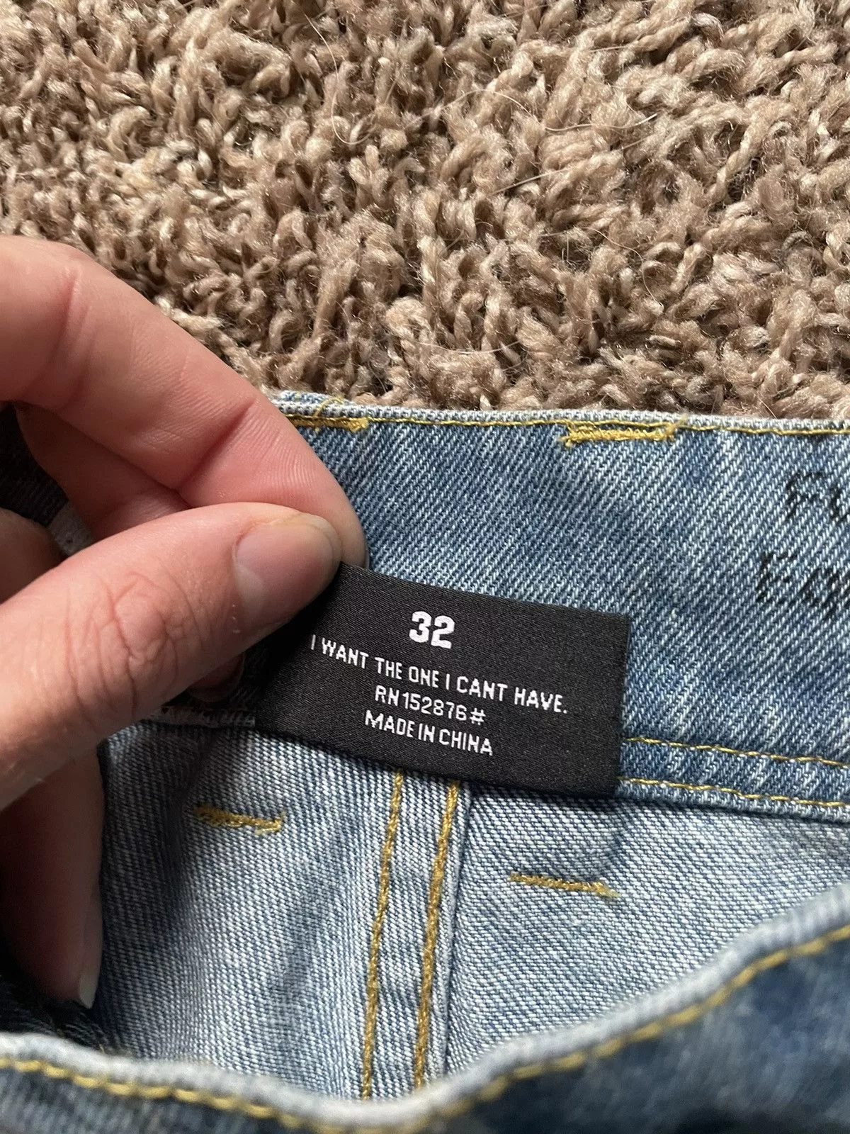 Pleasures Denim Pleasures Star Denim Blue