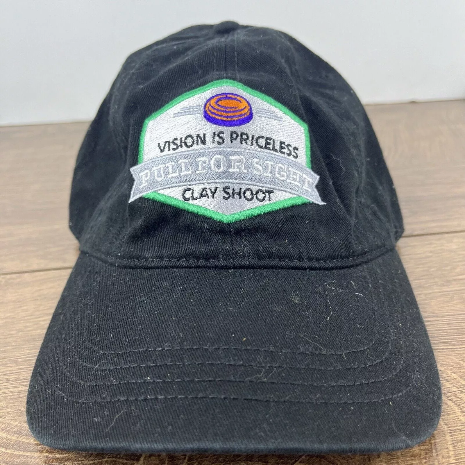 Other Hats Other Pull Por Sight Hat Clay Shoot Black Adjustable Hat Black Adu