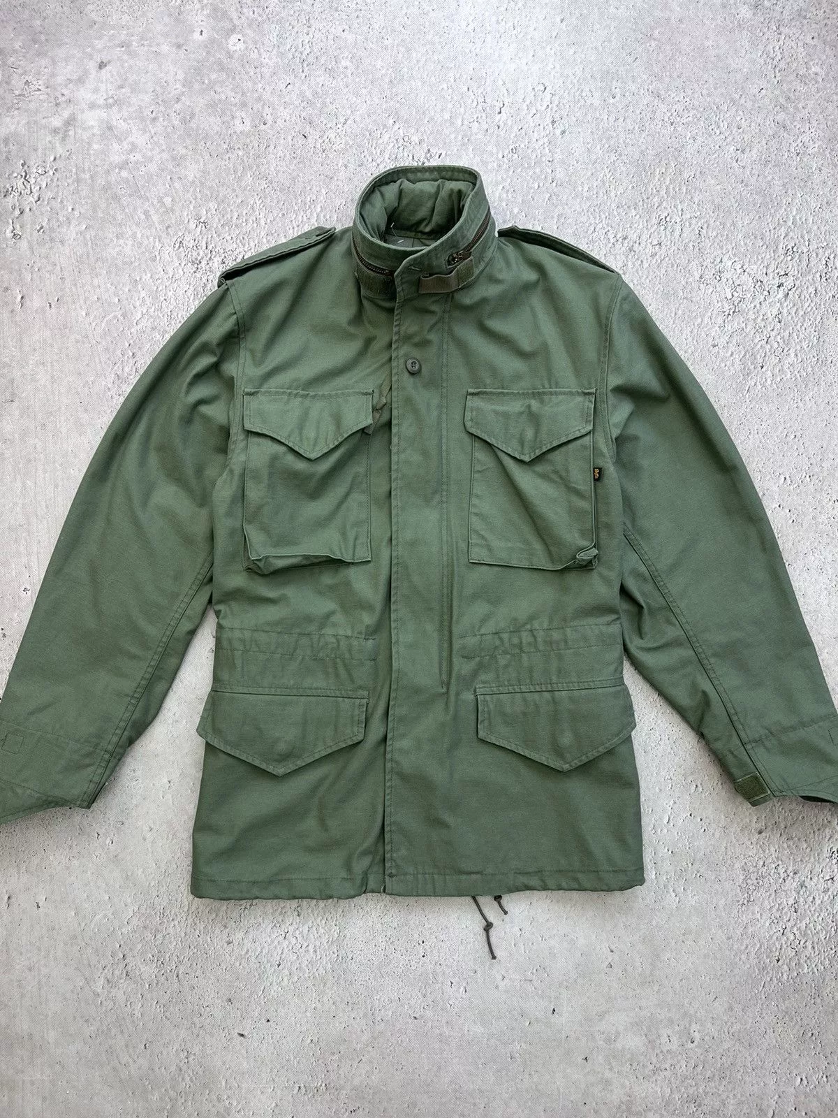 Alpha Industries Parkas Vintage 90s USA Alpha Industries Coat Cold Weather Men’s Green