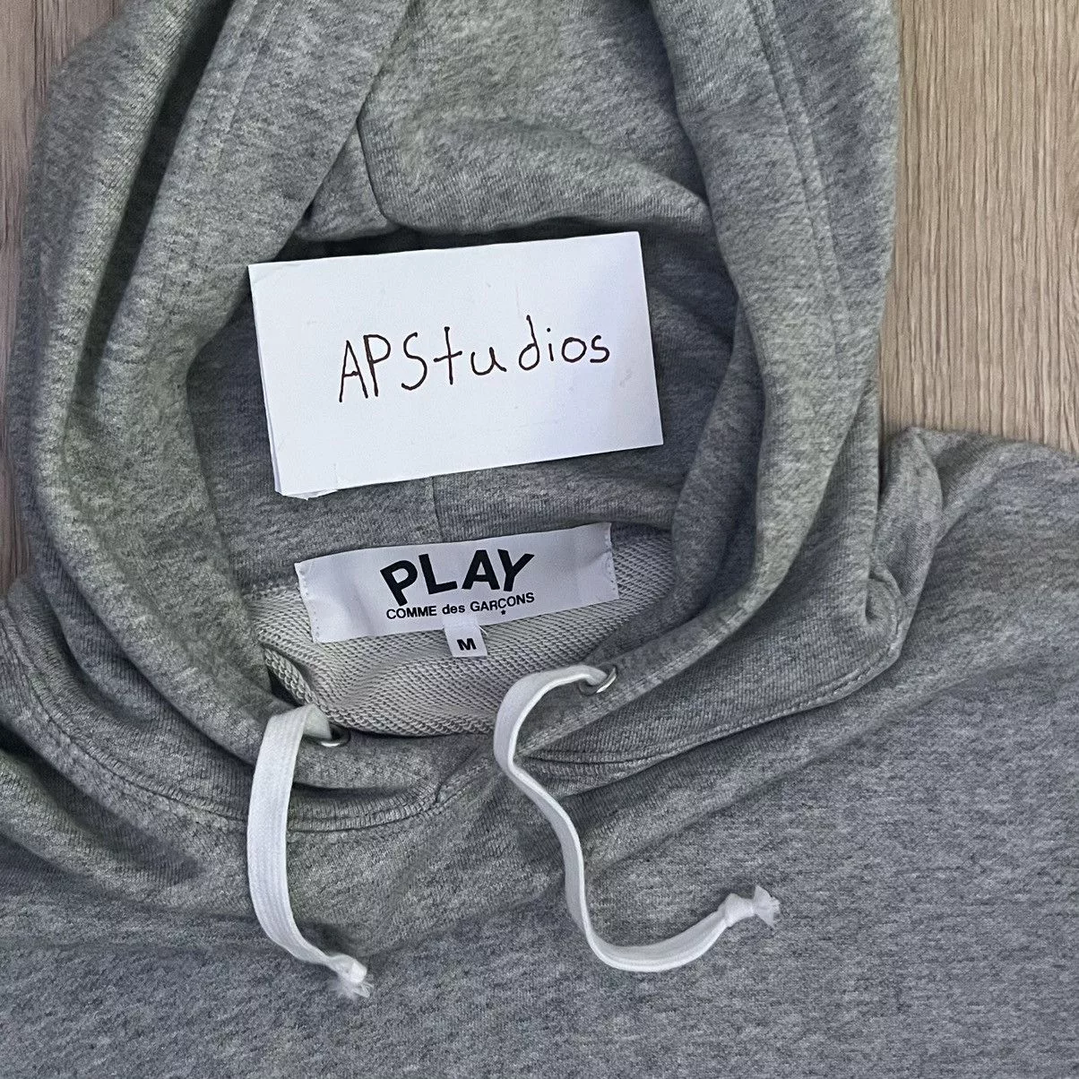 Comme des Garcons Sweatshirts Hoodies Comme des Garcons × Nike Nike x Comme des Garçons PLAY Hoodie Gray