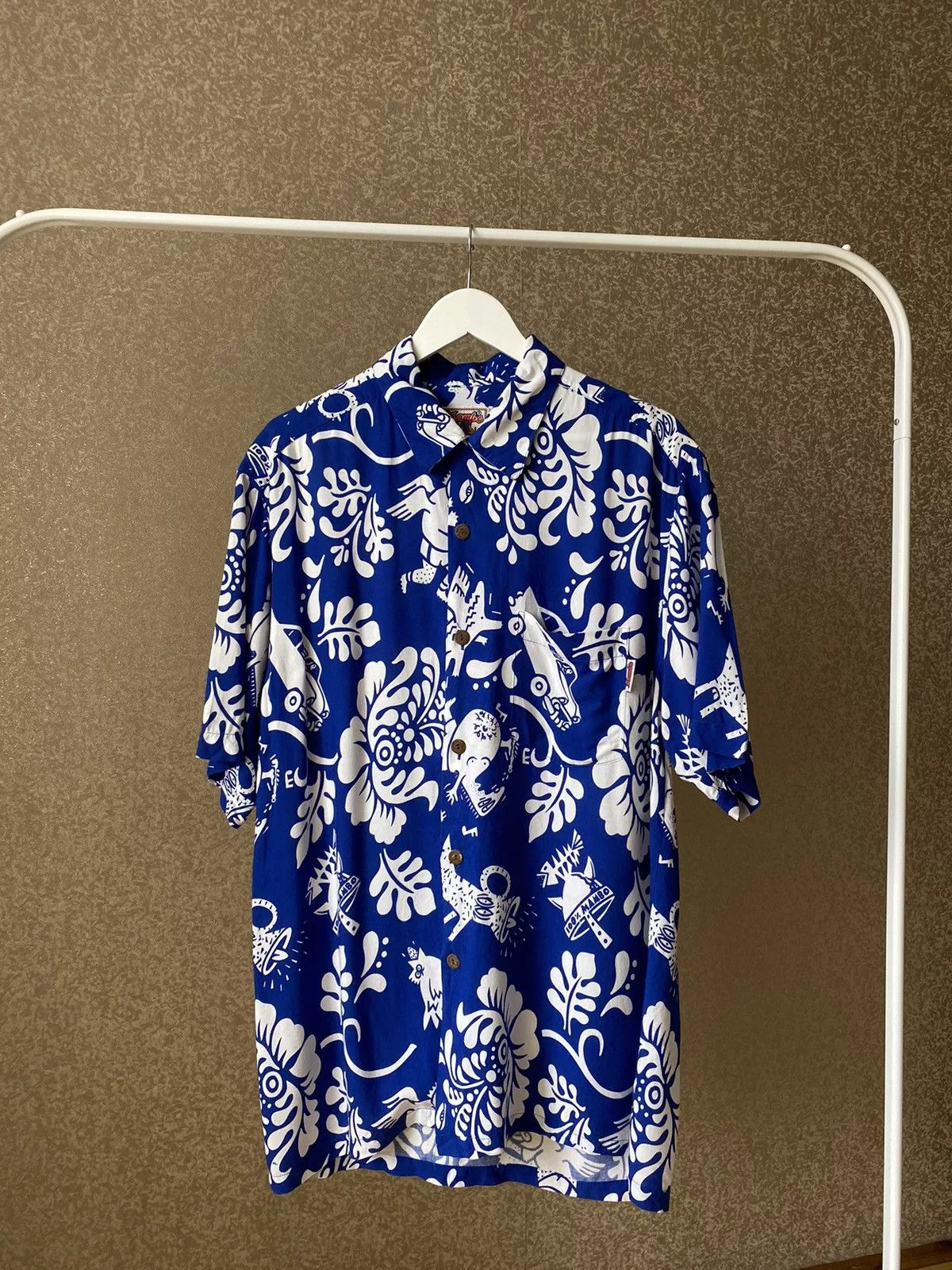 Mambo Shirts Button Ups Mambo × Vintage Mambo Shirt Vintage Hawaii Blue