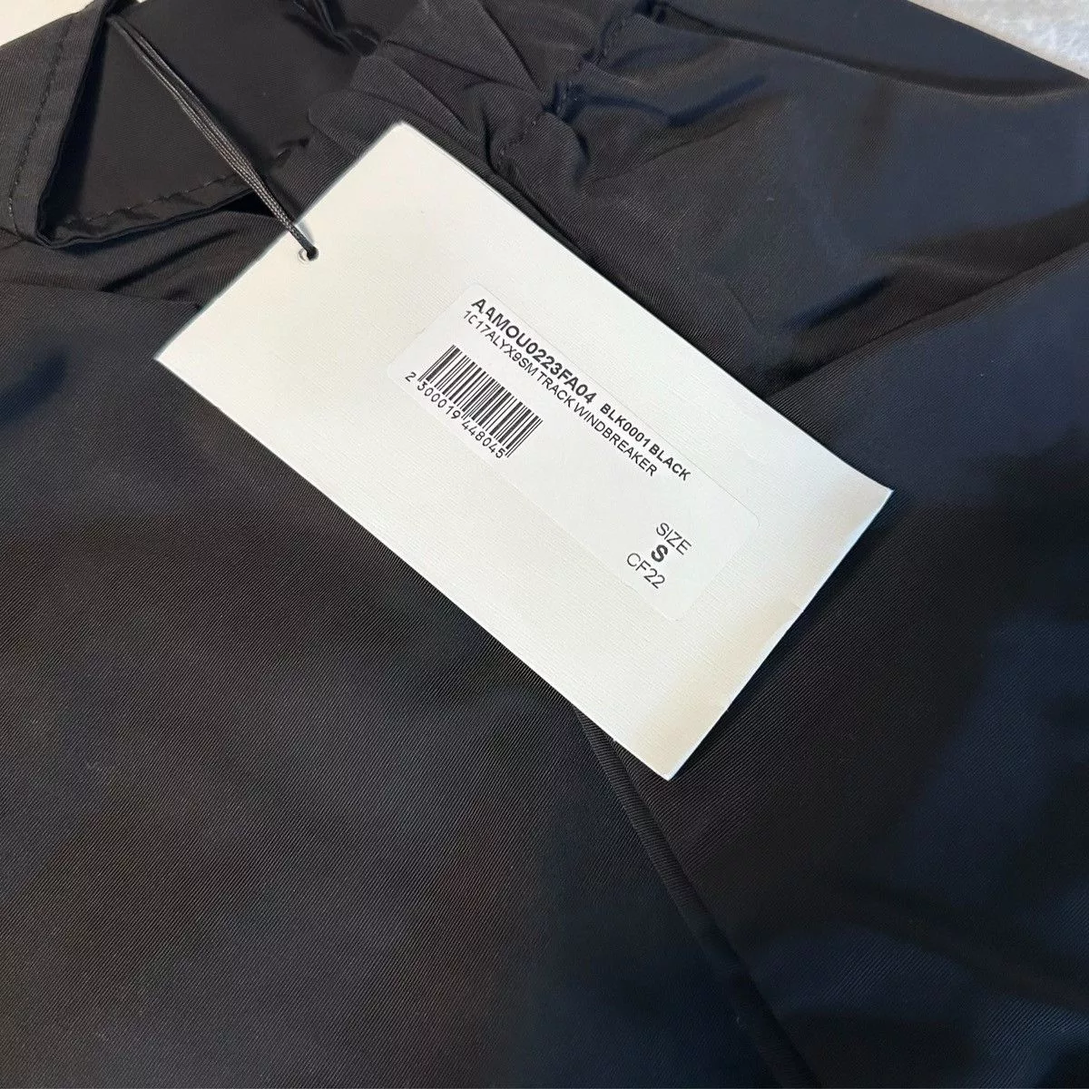 1017 ALYX 9SM Light Jackets 1017 ALYX 9SM Track Windbreaker Black
