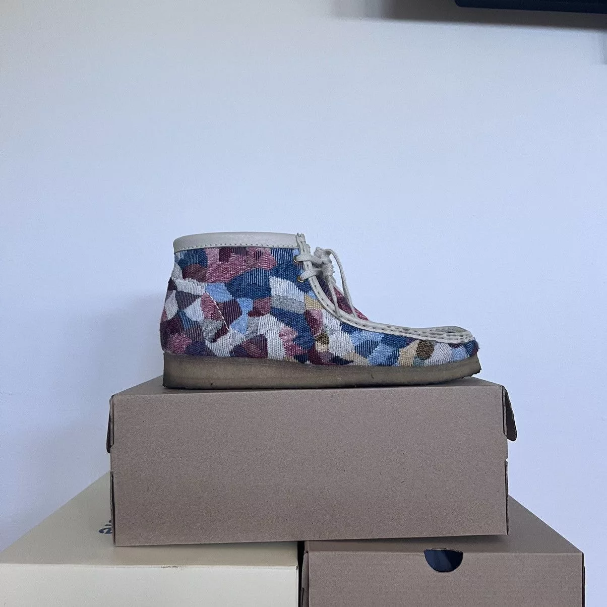 Clarks Boots Clarks Wallabee “Mosaic” Multi