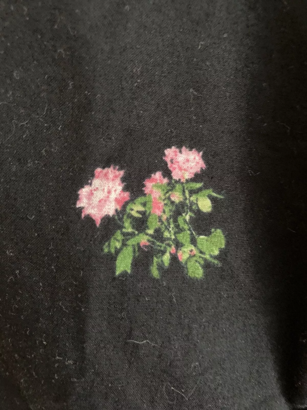 Vans Shirts Button Ups Vans Checkered and Rose Design Button Up Shirt Black Streetwear