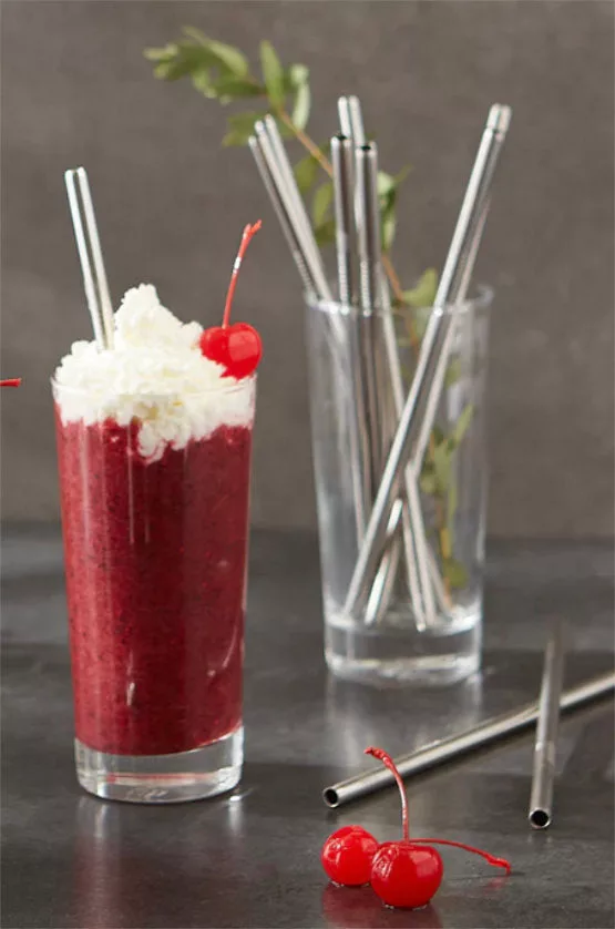 Frozen Drink Straws S/S  S/4