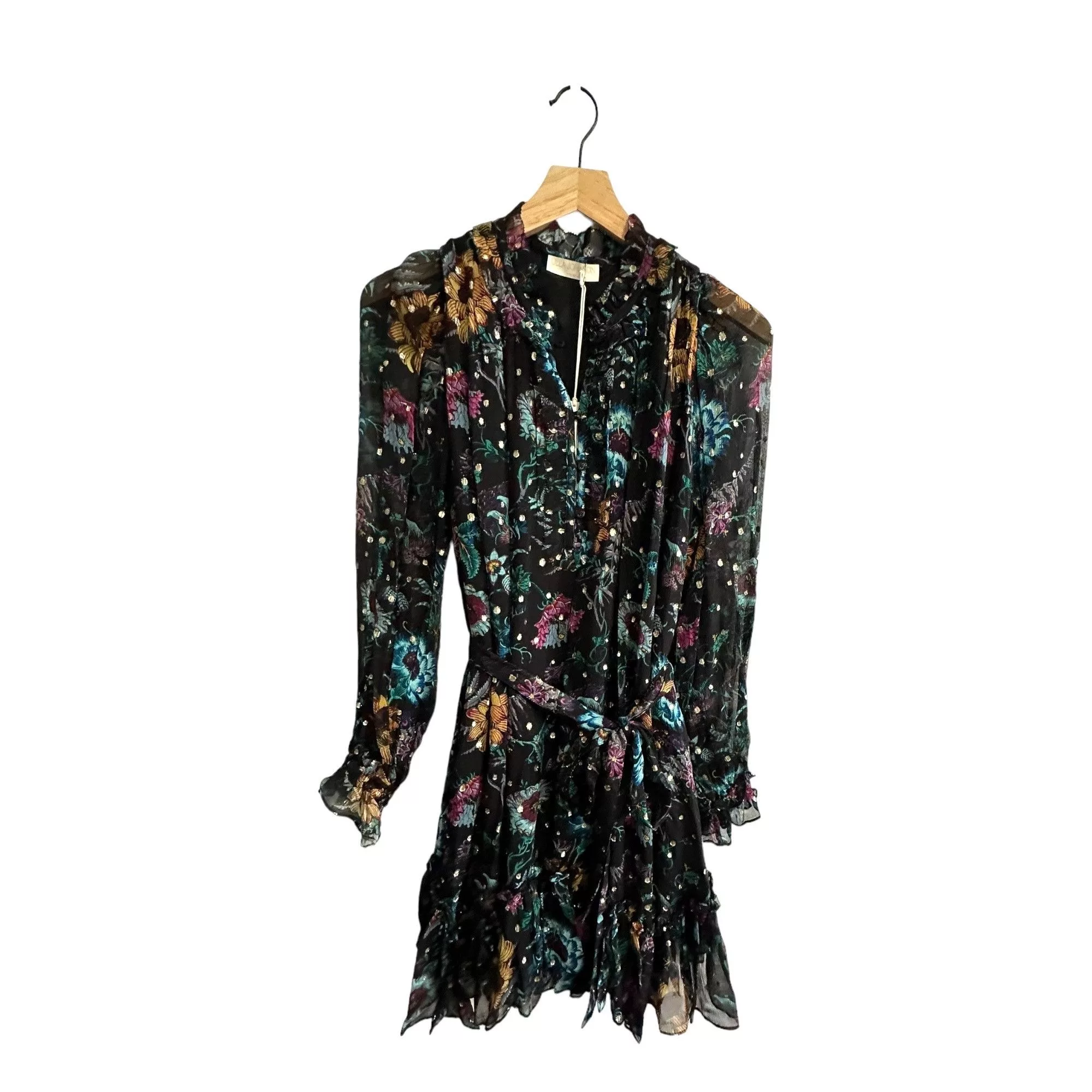 Ulla Johnson Mini Dresses Ulla Johnson Anais Dress in Black Iris, Size 0, NWT