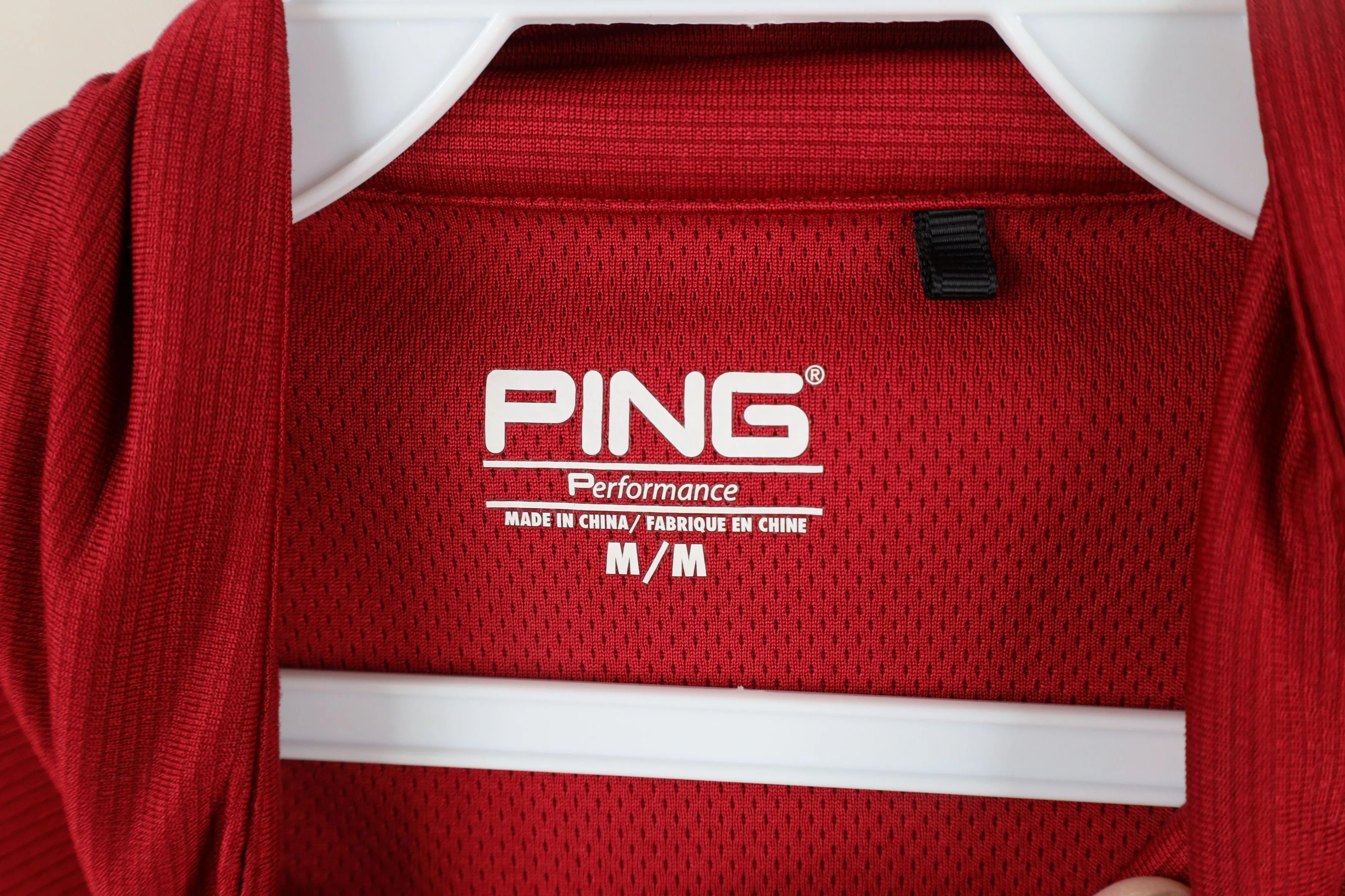 PING Light Jackets PING × Vintage Ping Golf Performance Half Zip Pullover Golfing Jacket Red