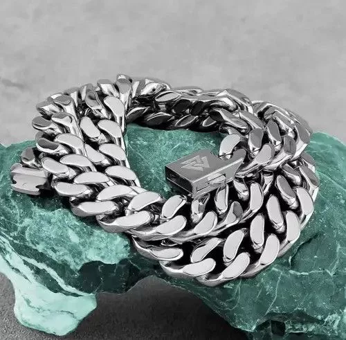 Jewelry Jewelry Watches Jewelry Cuban Chain Necklace Silver