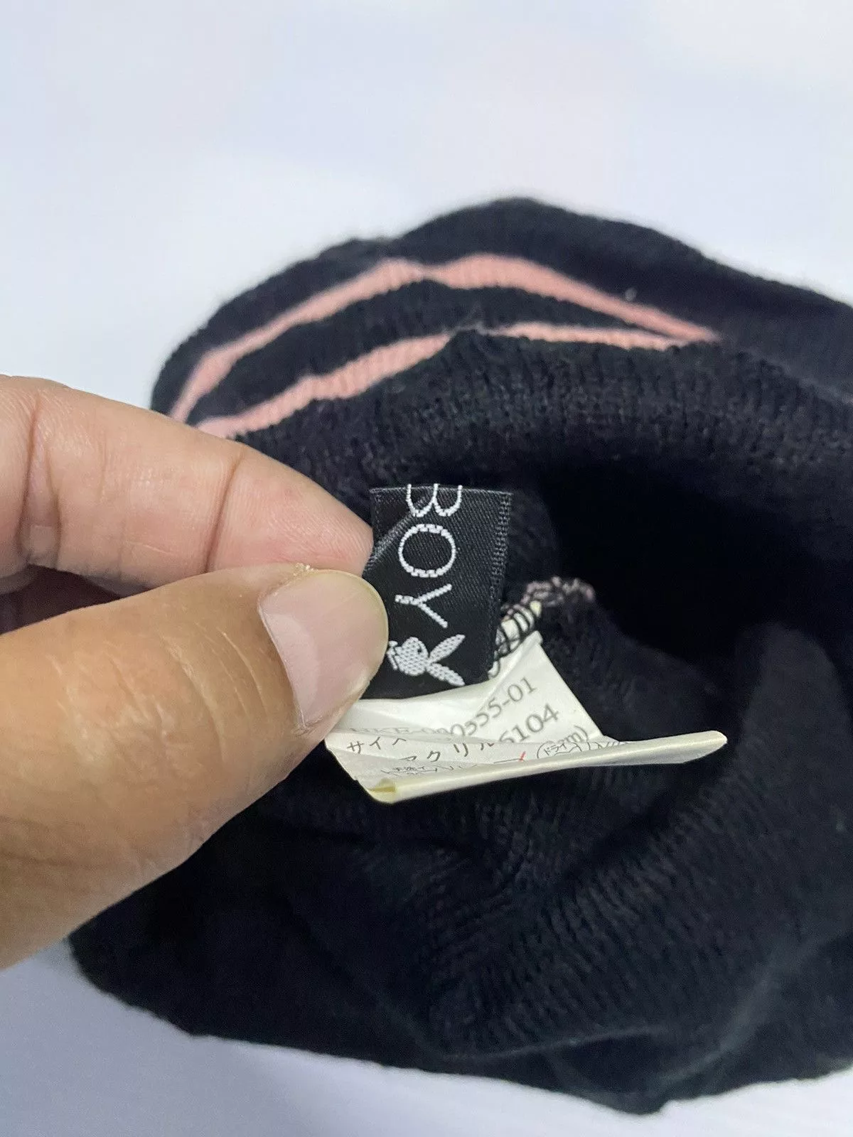 Designer Hats Designer × Playboy Winter Session Playboy Logo Beanie Hat Multi