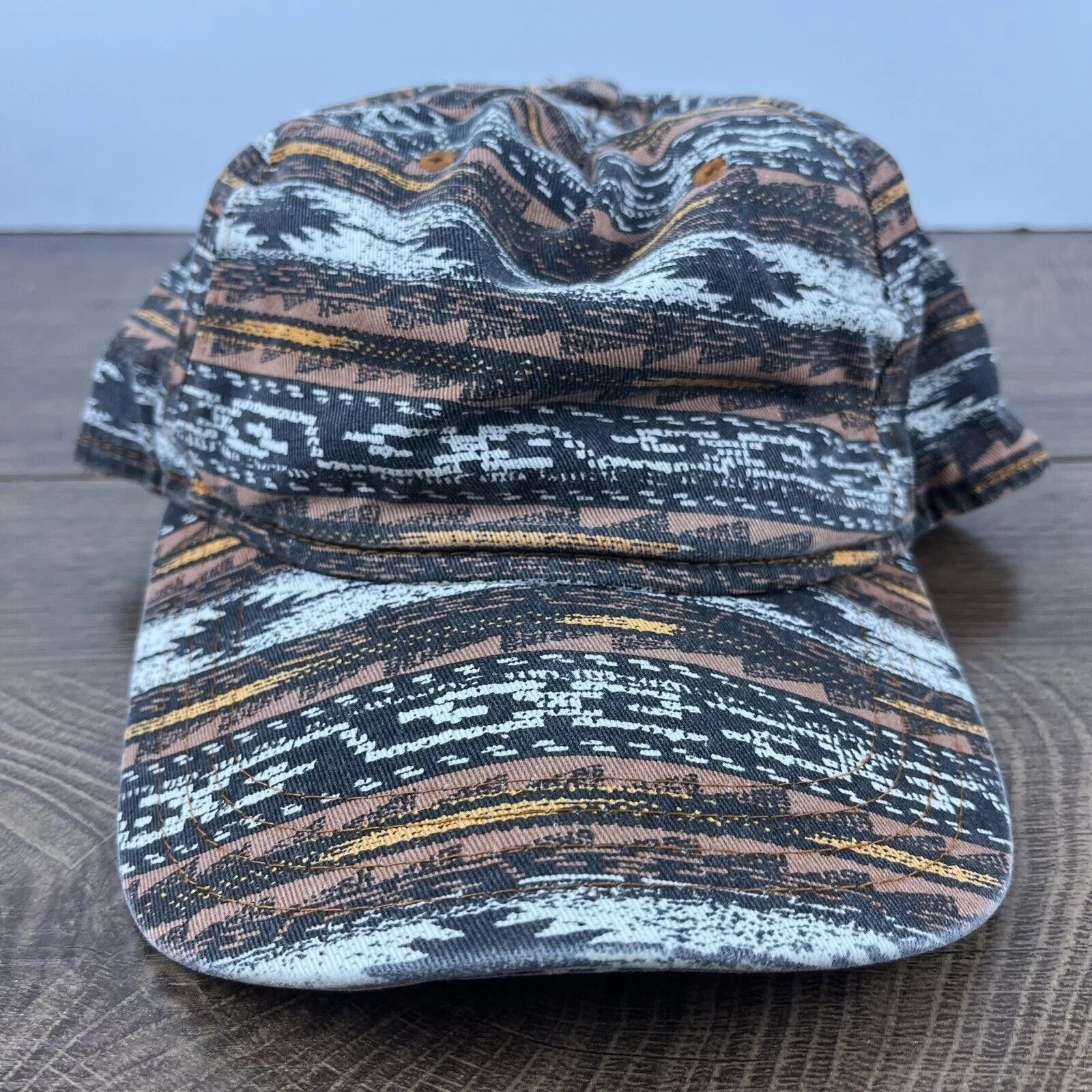 Vans Hats Vans Orange Brown Hat Adjustable Hat Orange Adjustable Hat A