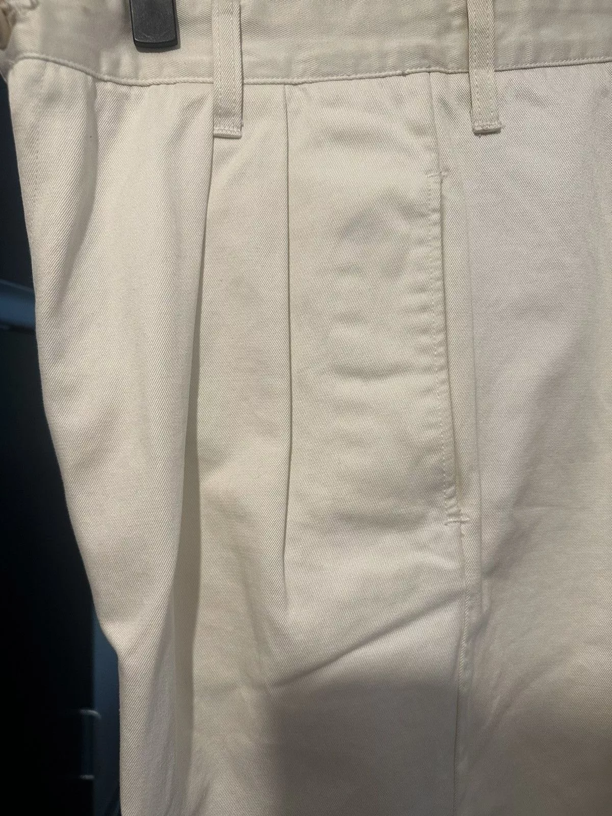 Edwin Cropped Pants Edwin white cotton chino