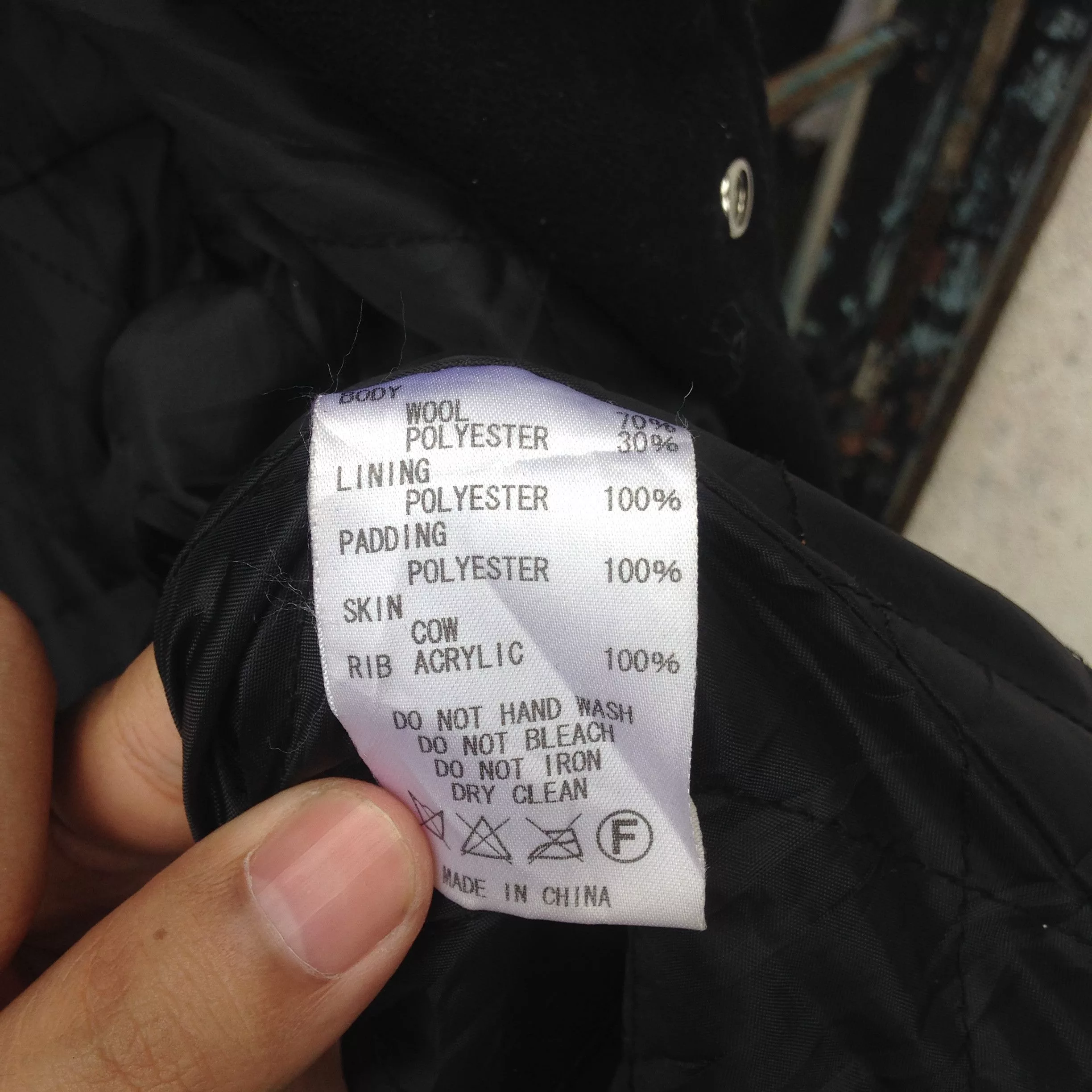 Devilock Light Jackets Devilock × Vintage Devilock Anti Power Rebel Leather Sleeve Black