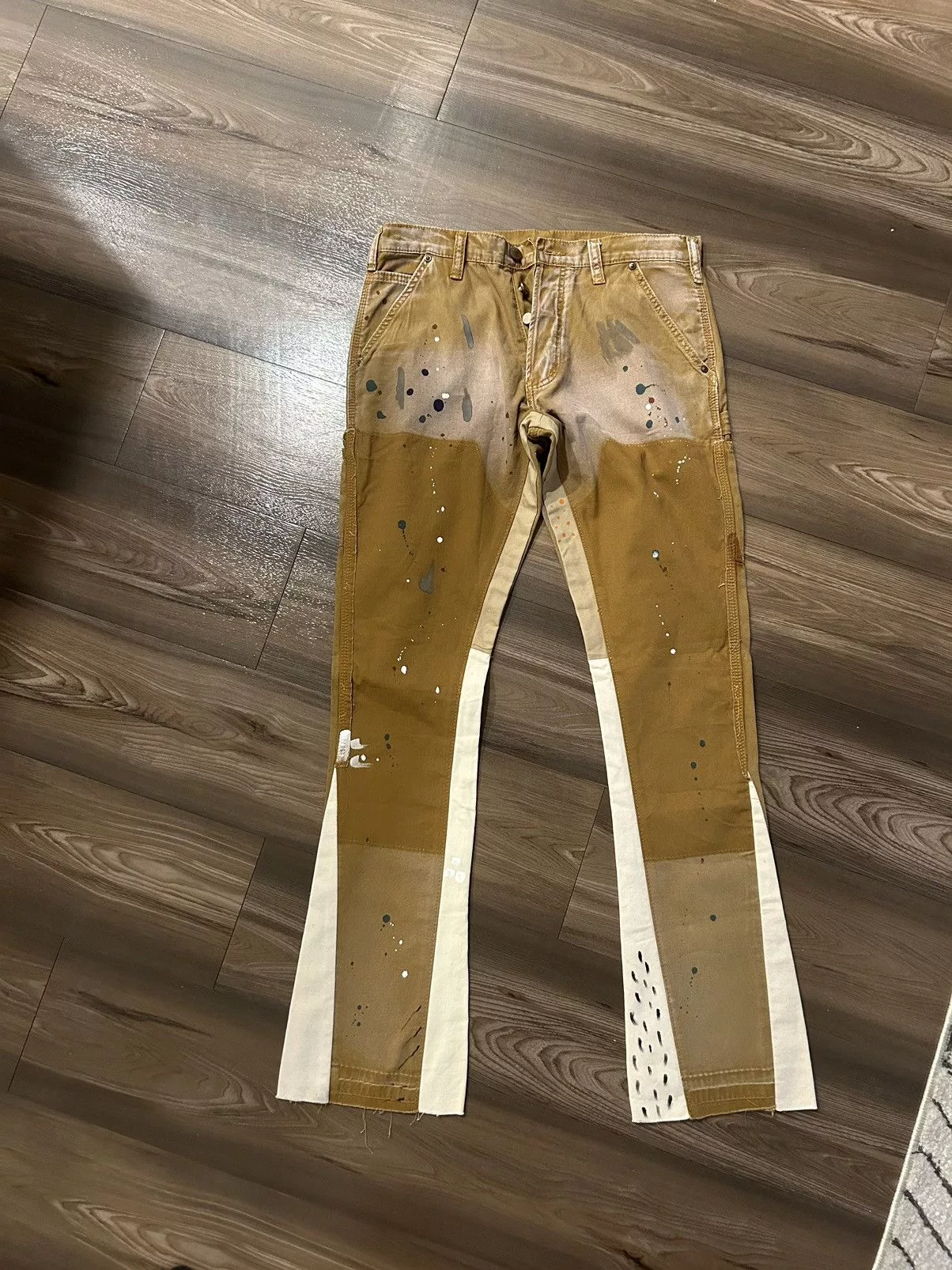 MNML Denim Mnml flare pants Beige