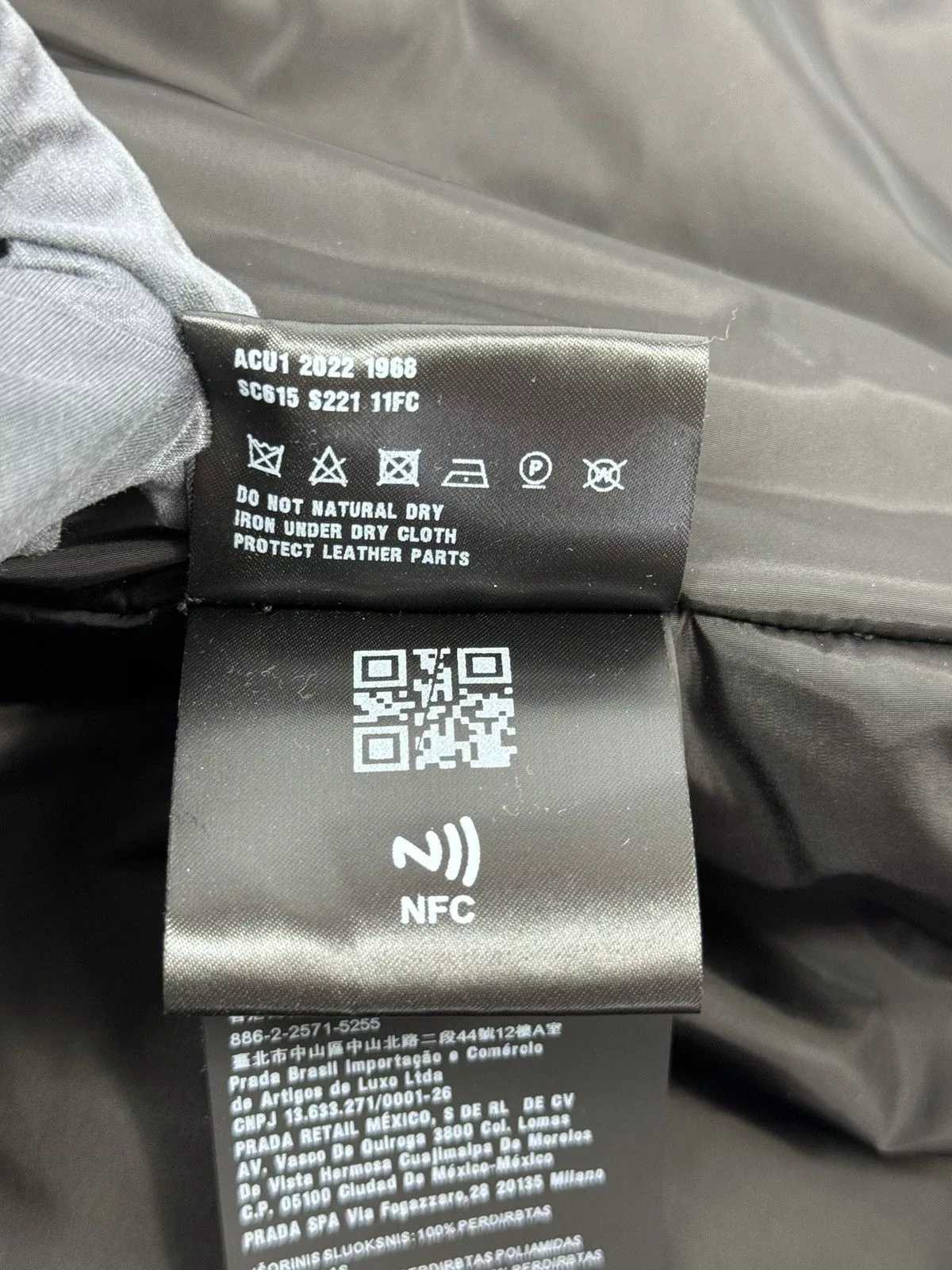 Prada Leather Jackets PRADA PRINT JACKET Black
