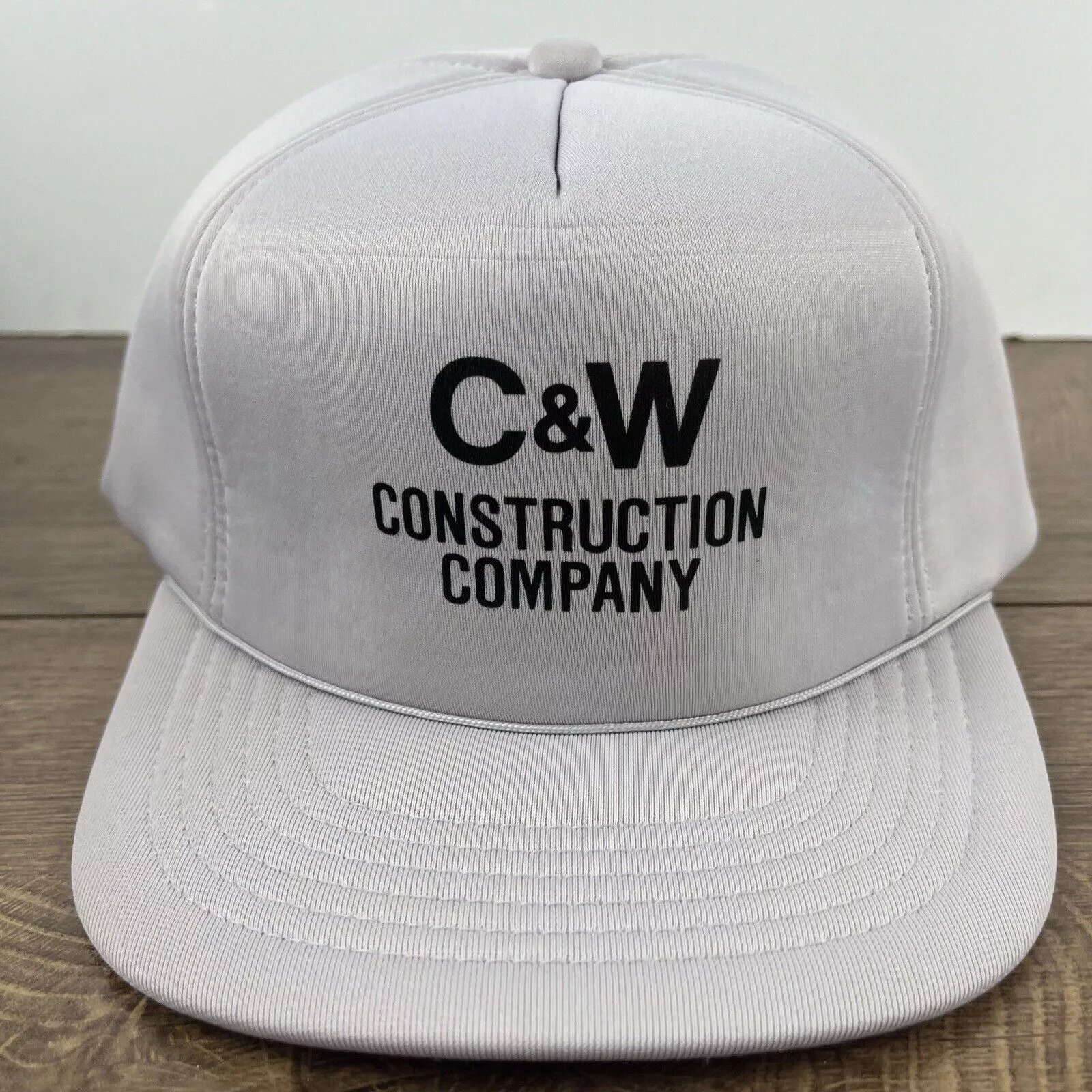 Other Hats Other C&W Construction Company Hat Gray Cap Snapback Adjustable Gr
