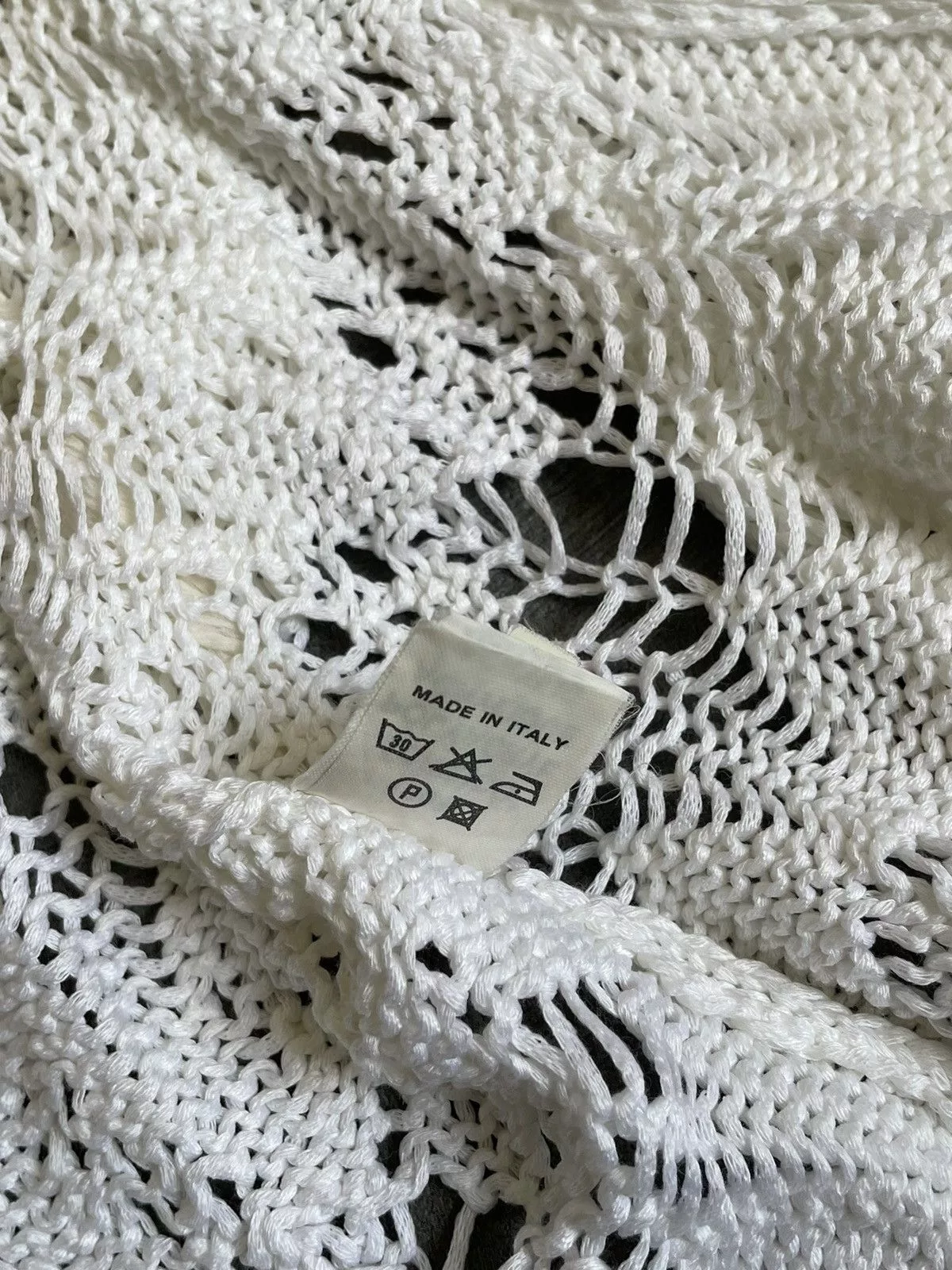 Designer Sweaters Designer Vintage Oppose Italian designs 80s White