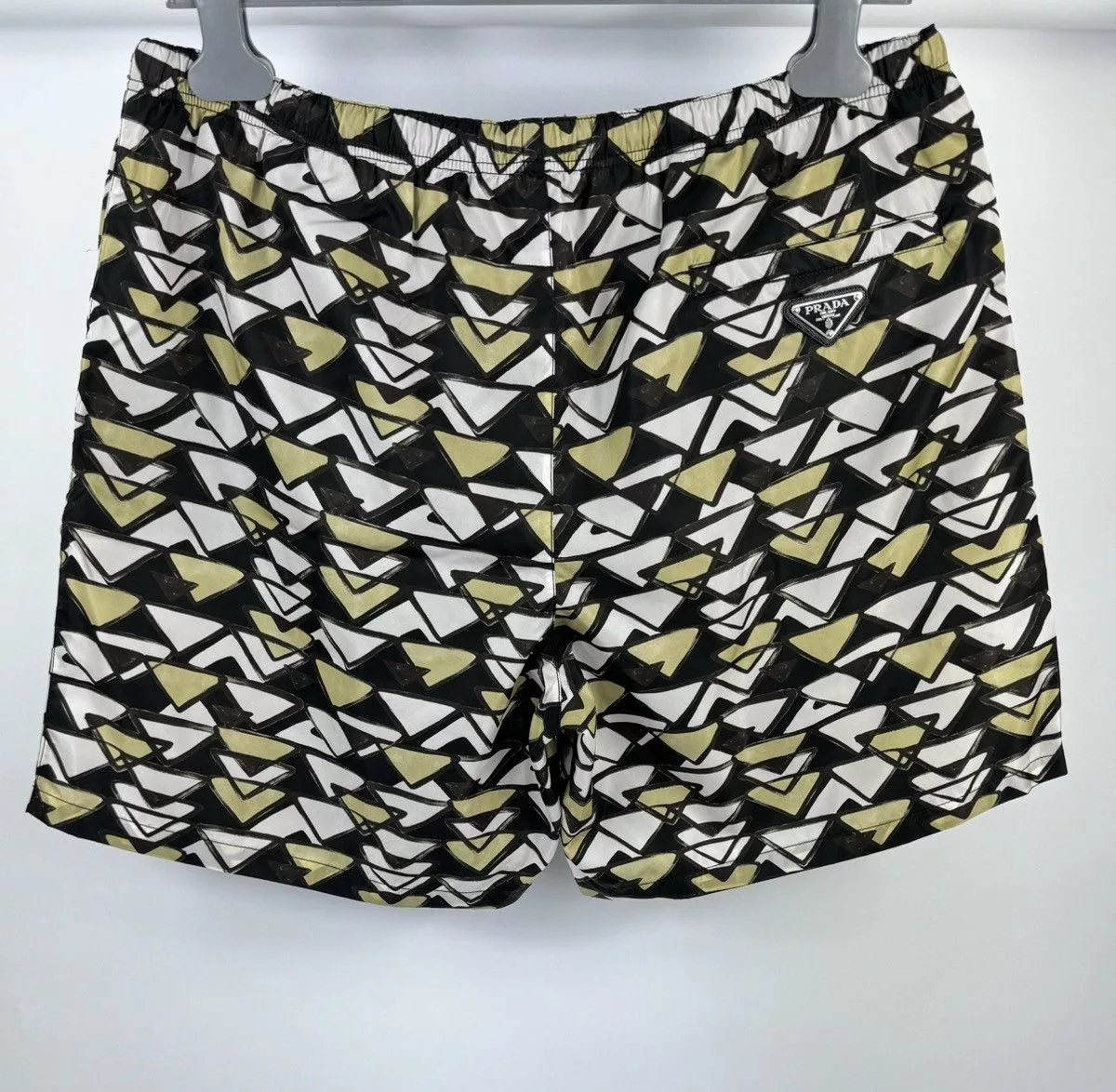 Prada Shorts Prada GRAPHIC PRINT SWIM SHORTS Brown