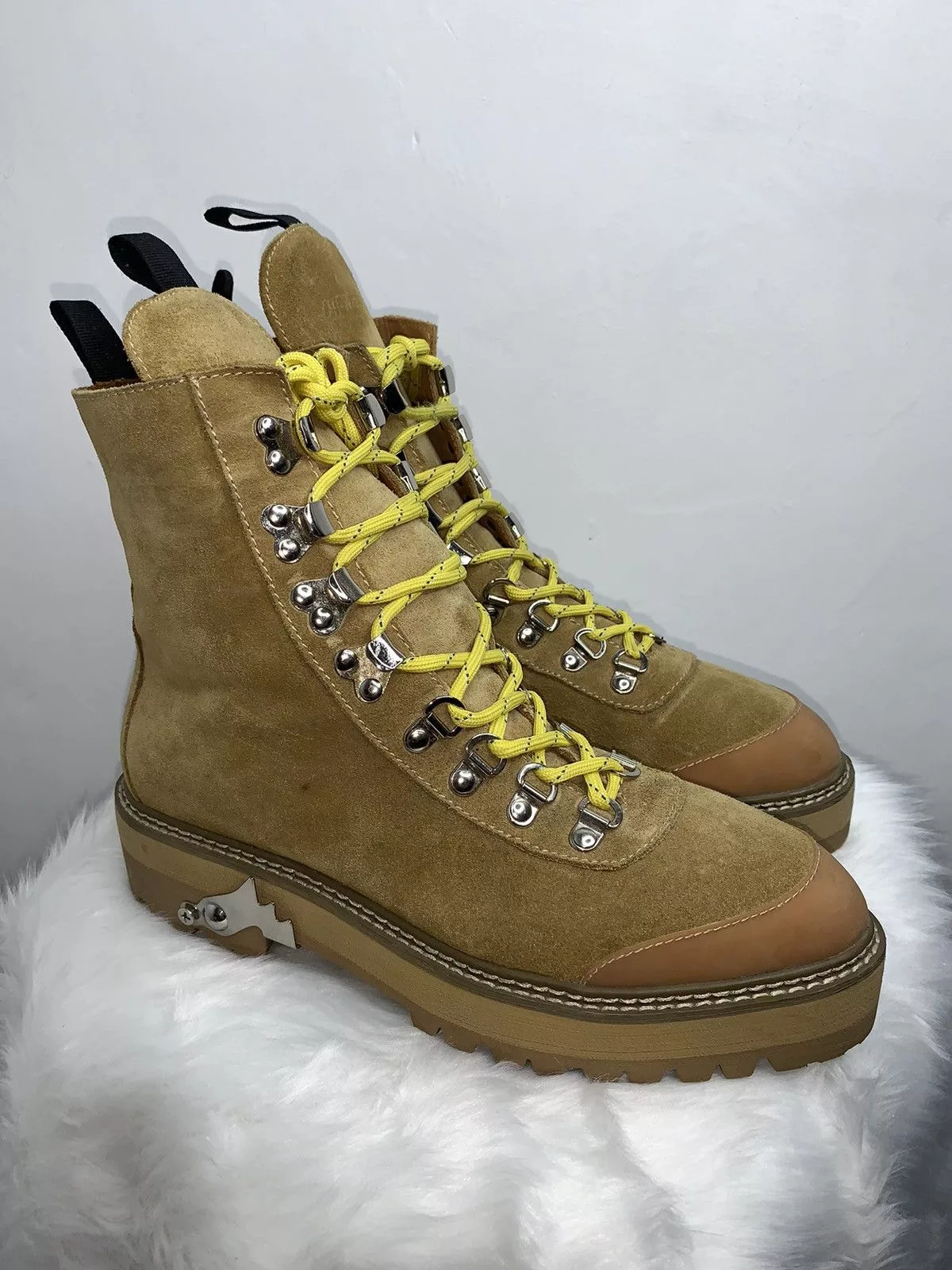 Off-White Boots Off-White Off white Virgil Abloh Boots Brown