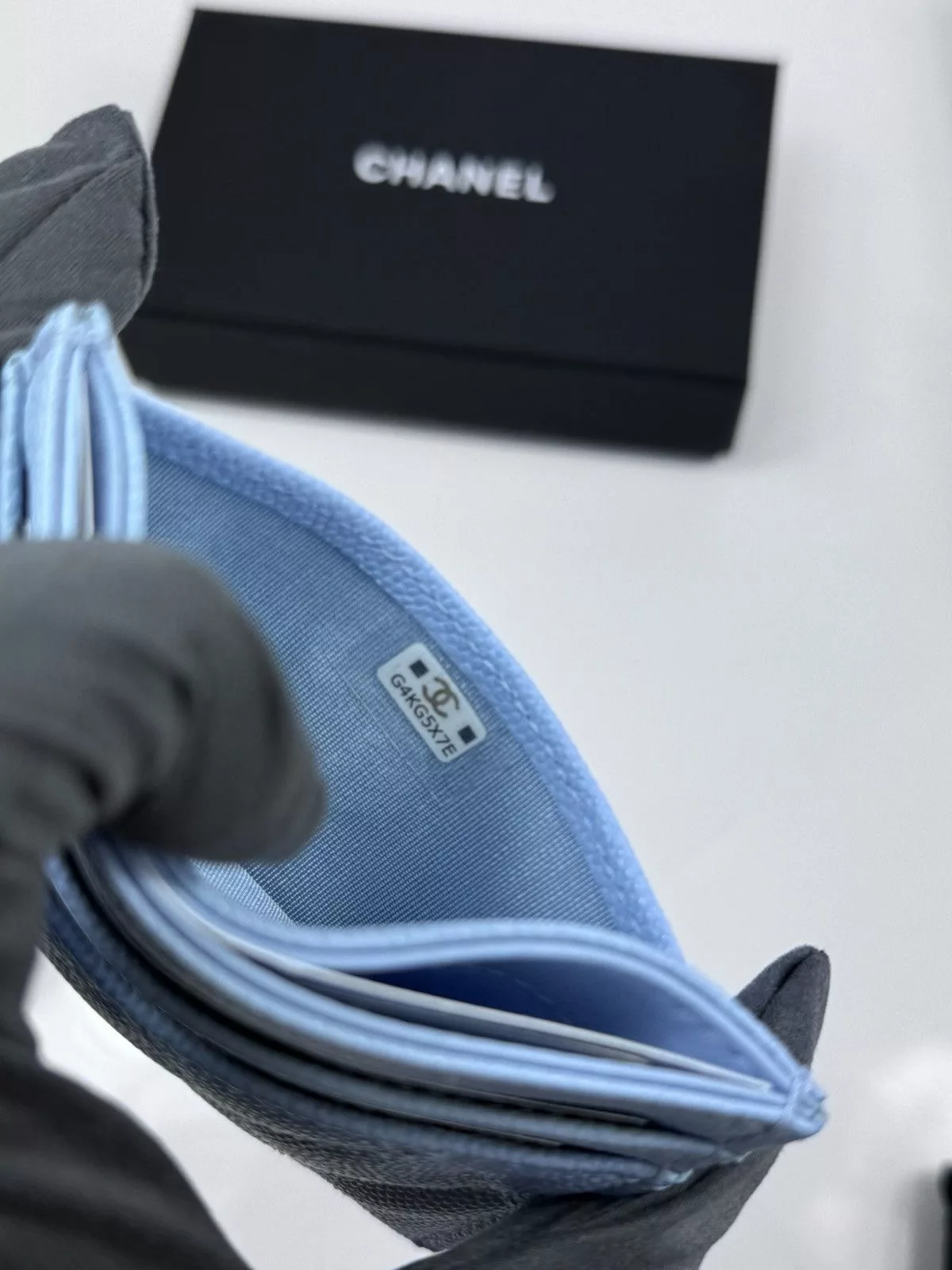 Chanel Wallets CHANEL CARD HOLDER Blue