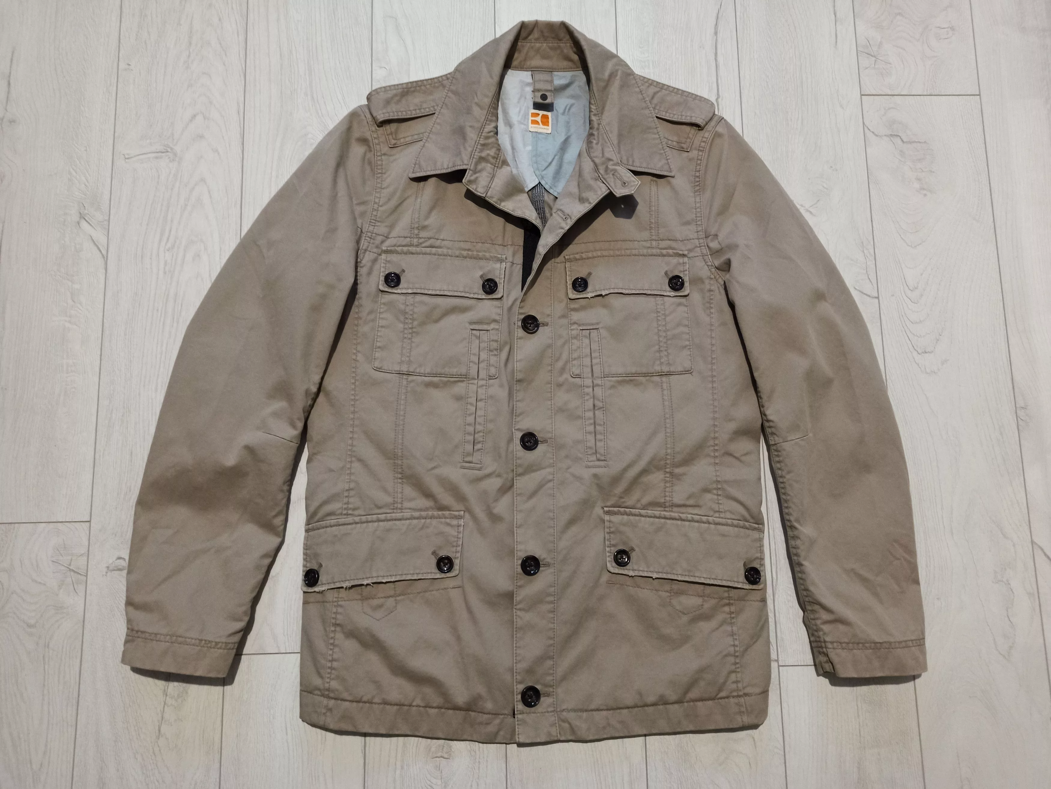 Hugo Boss Light Jackets Hugo Boss × Vintage Hugo Boss military vintage Jacket Beige