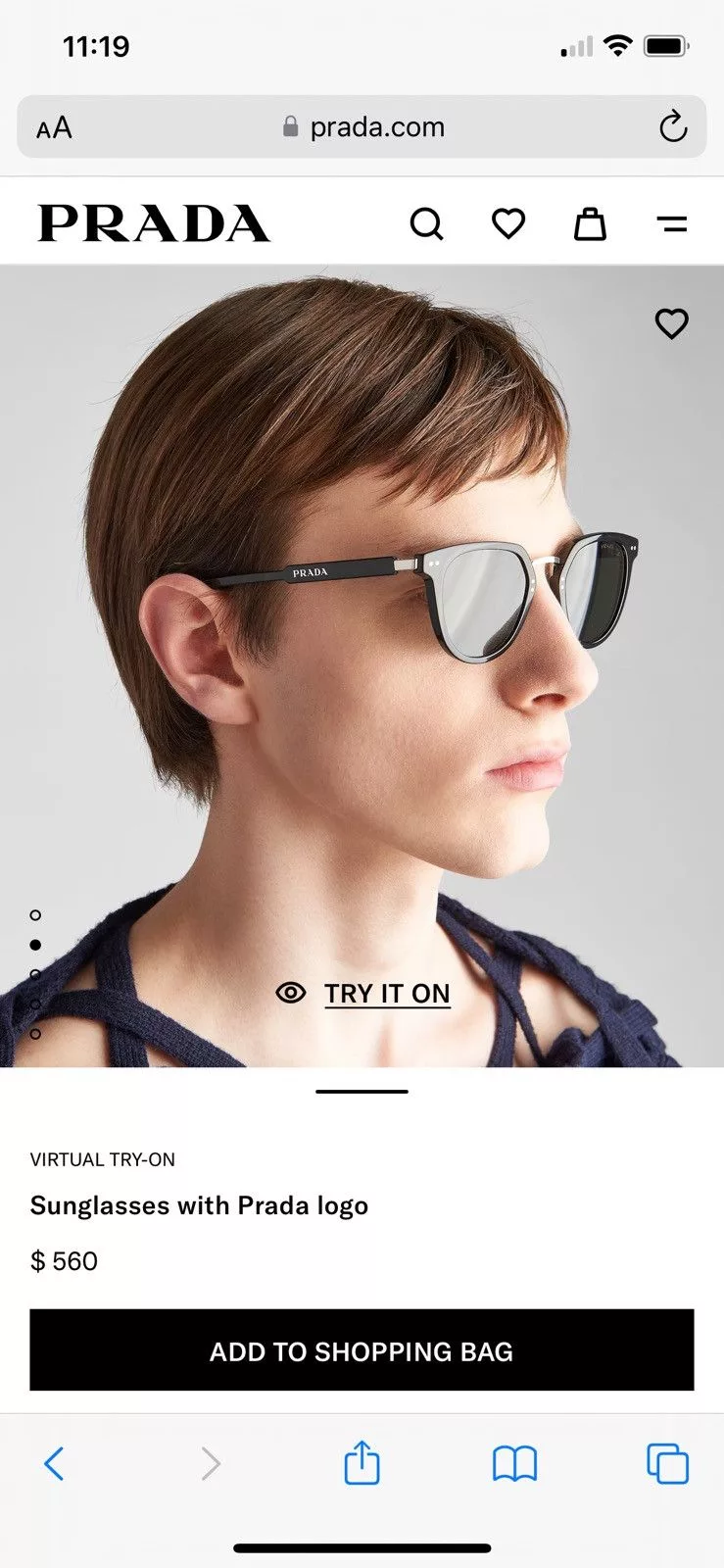 Prada Sunglasses Black